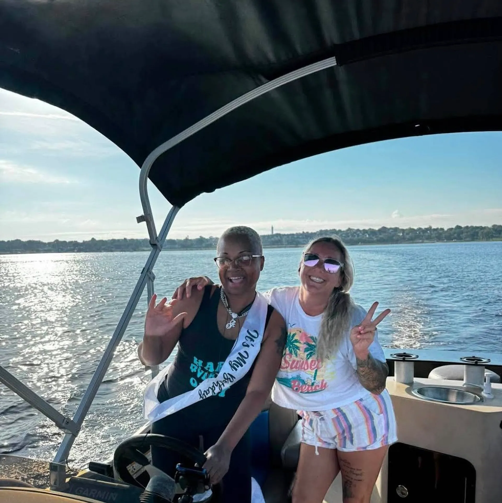 Clermont FL Chain of Lakes 24ft pontoon boat that fits 13 passengers!