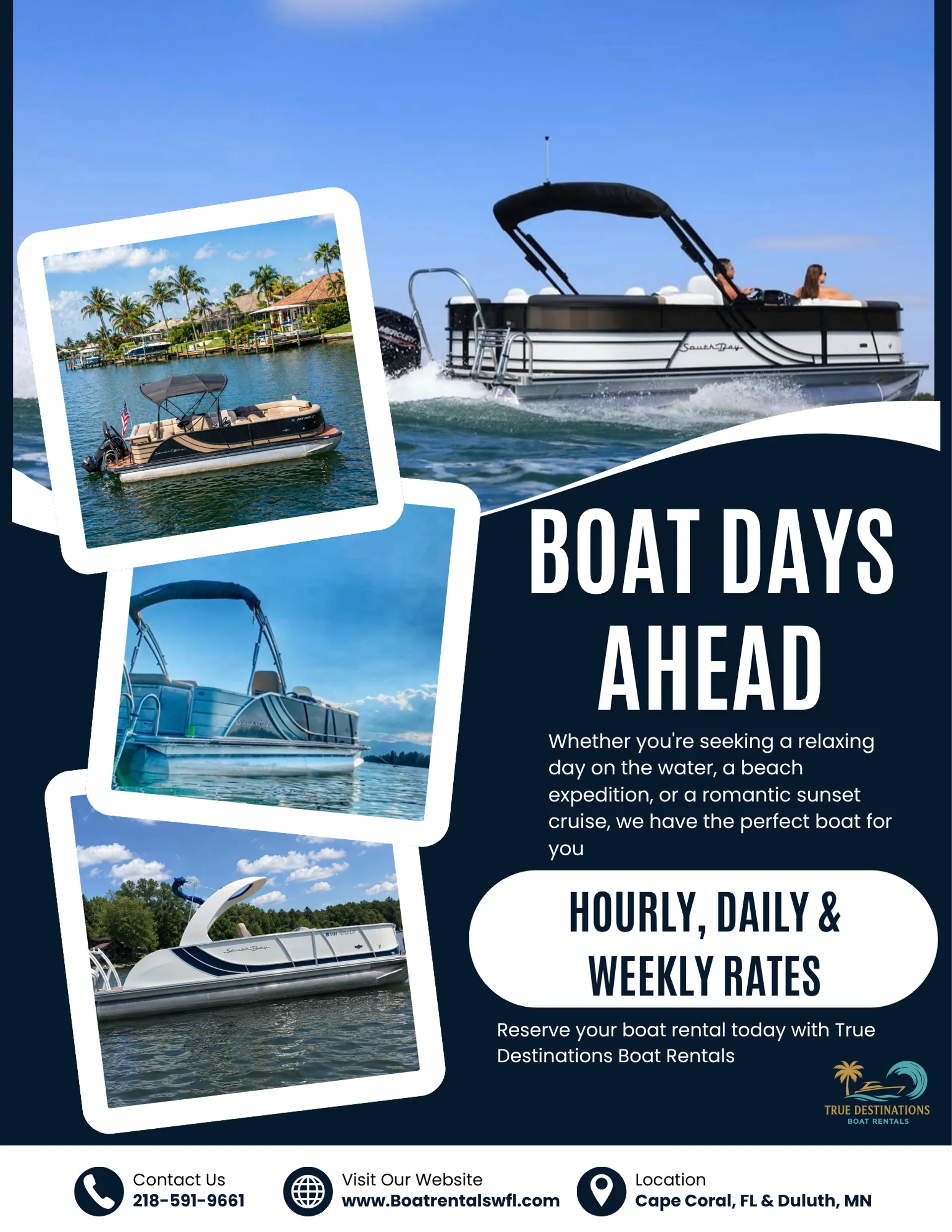SOUTH BAY PONTOONS 224RS LE 2.75 TRITOON in Cape Coral, FL — photo 2