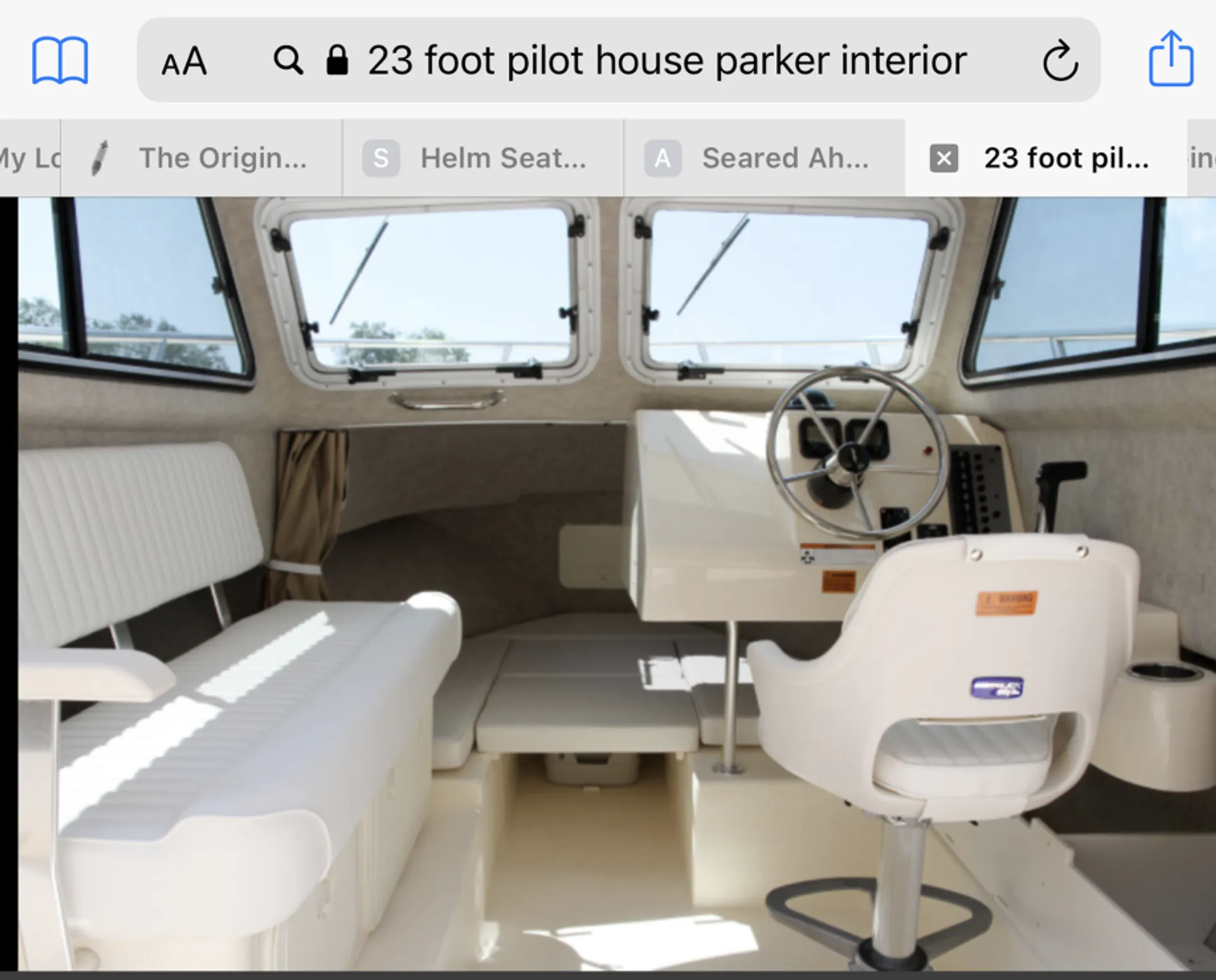 23 Ft Parker pilot house / Cobia Tower