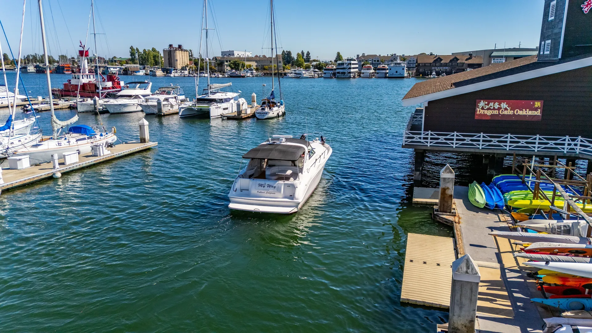 SAN FRANCISCO BAY,  MY WAY CHARTERS 50' YACHT, SEA RAY SUNDANCER