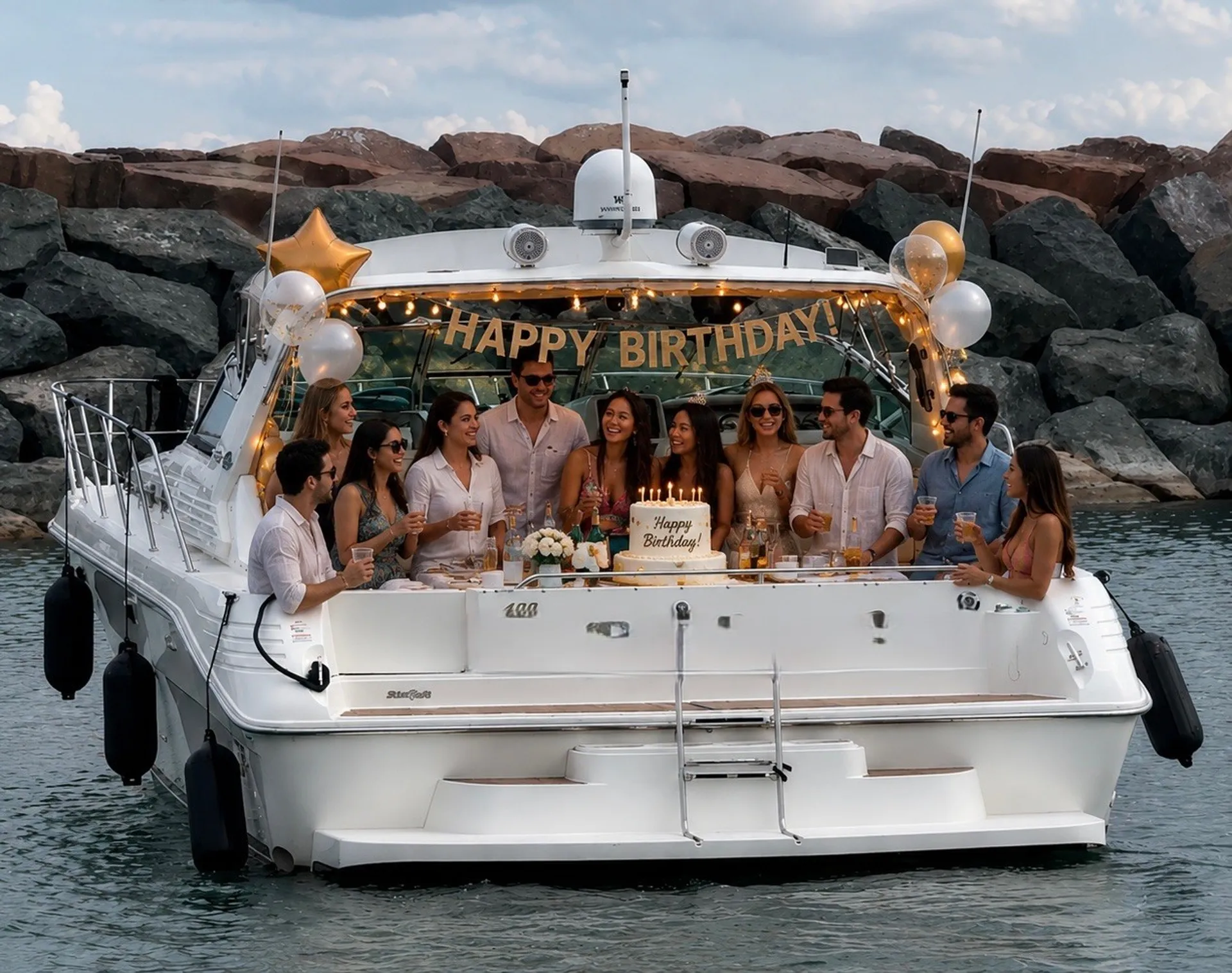 Chicago Skyline Luxe — 40-Foot Private Yacht