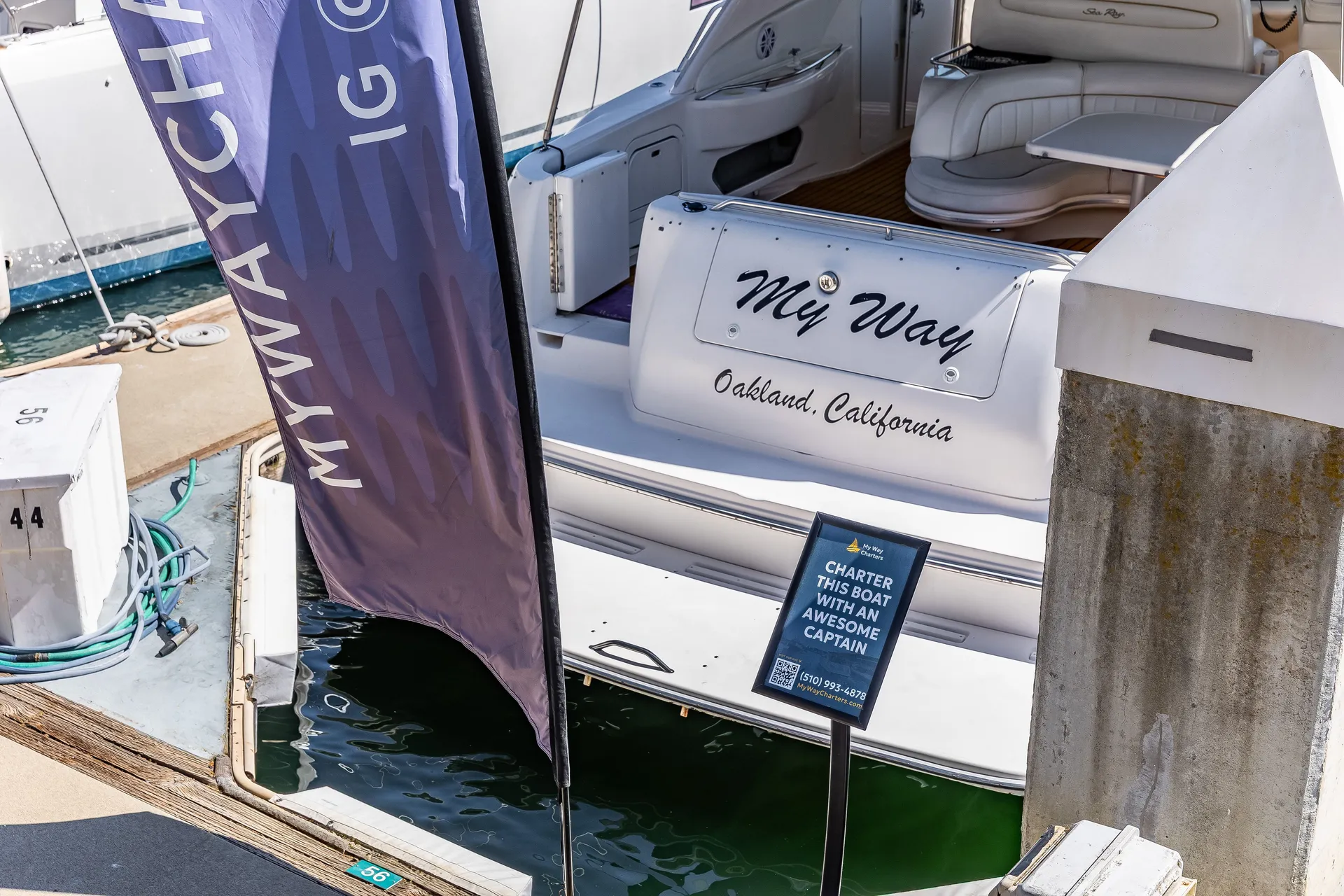 SAN FRANCISCO BAY,  MY WAY CHARTERS 50' YACHT, SEA RAY SUNDANCER