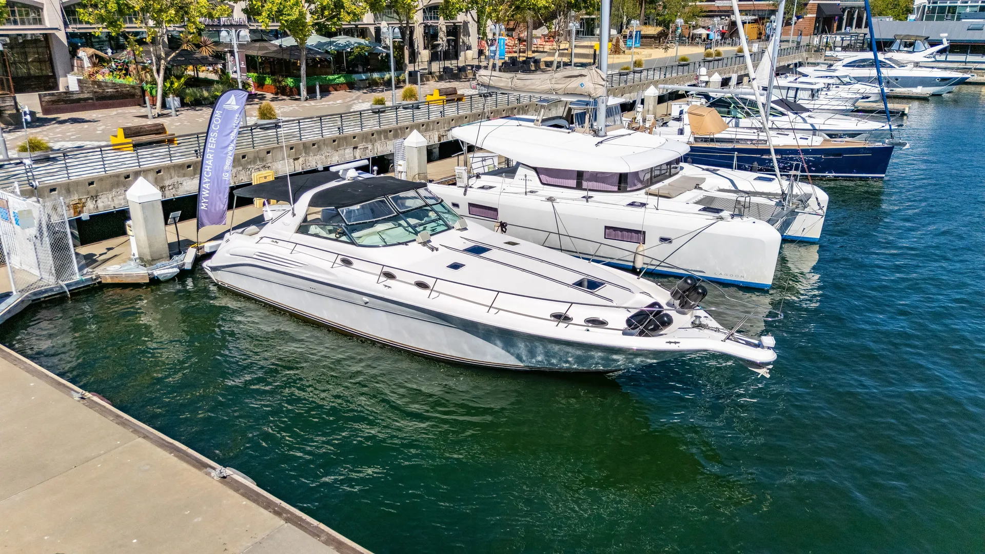 SAN FRANCISCO BAY,  MY WAY CHARTERS 50' YACHT, SEA RAY SUNDANCER