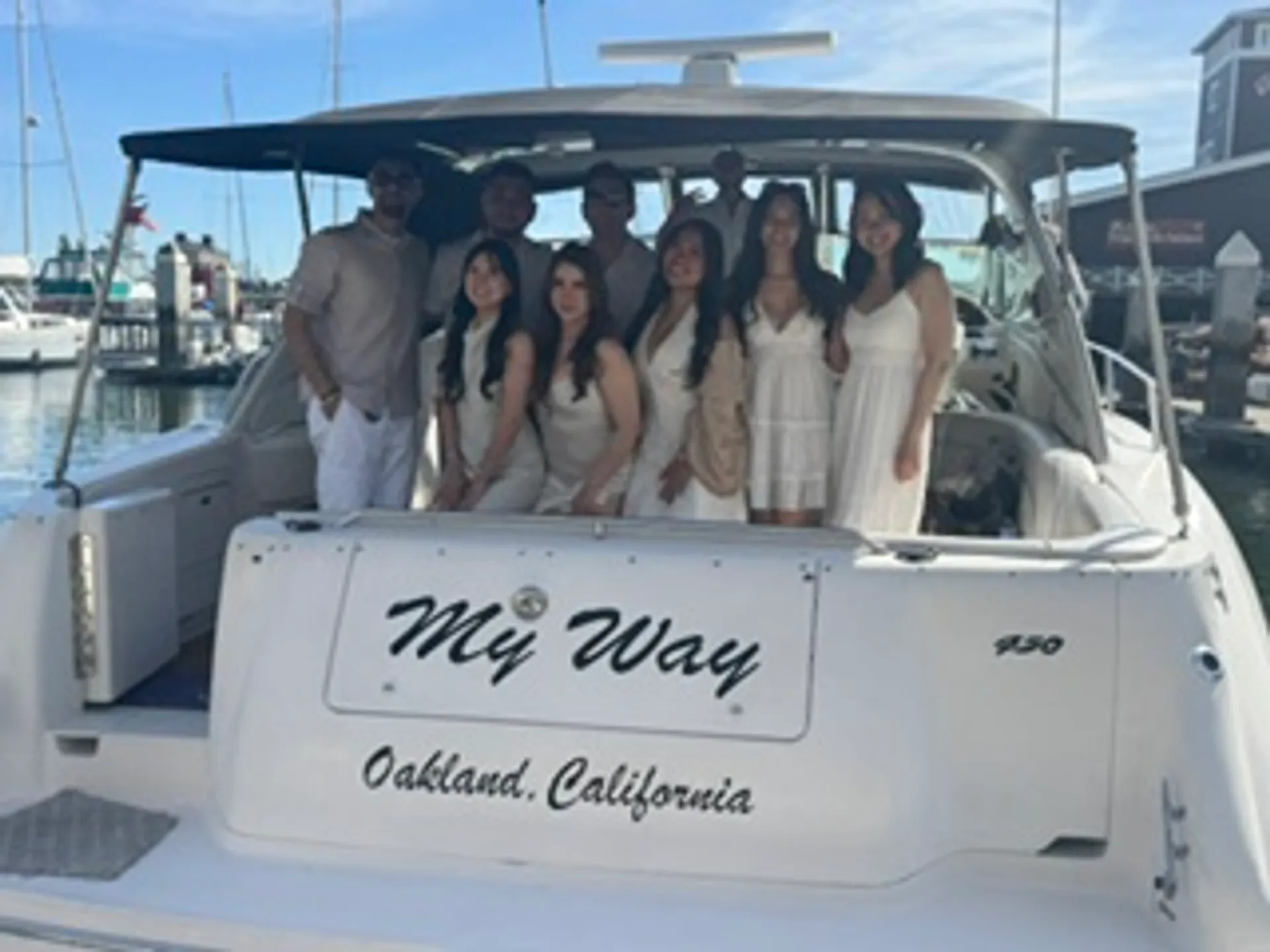 SAN FRANCISCO BAY,  MY WAY CHARTERS 50' YACHT, SEA RAY SUNDANCER