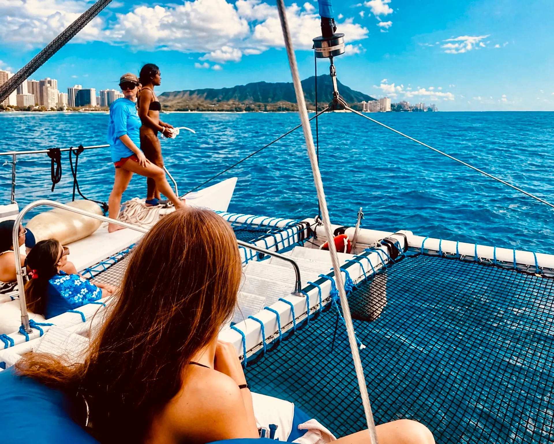 Personalized private sail on the Island Magic Catamaran 