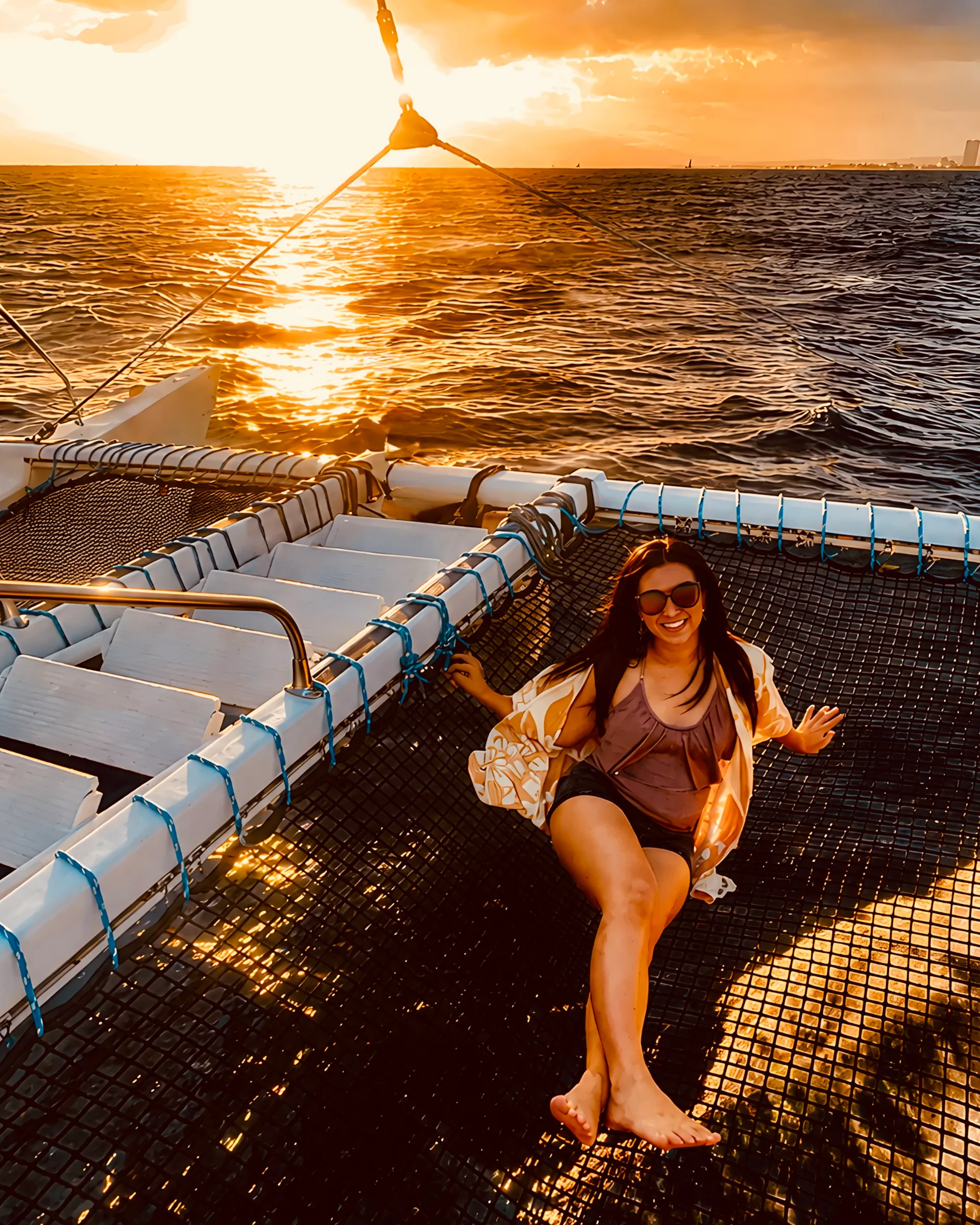 Personalized private sail on the Island Magic Catamaran 