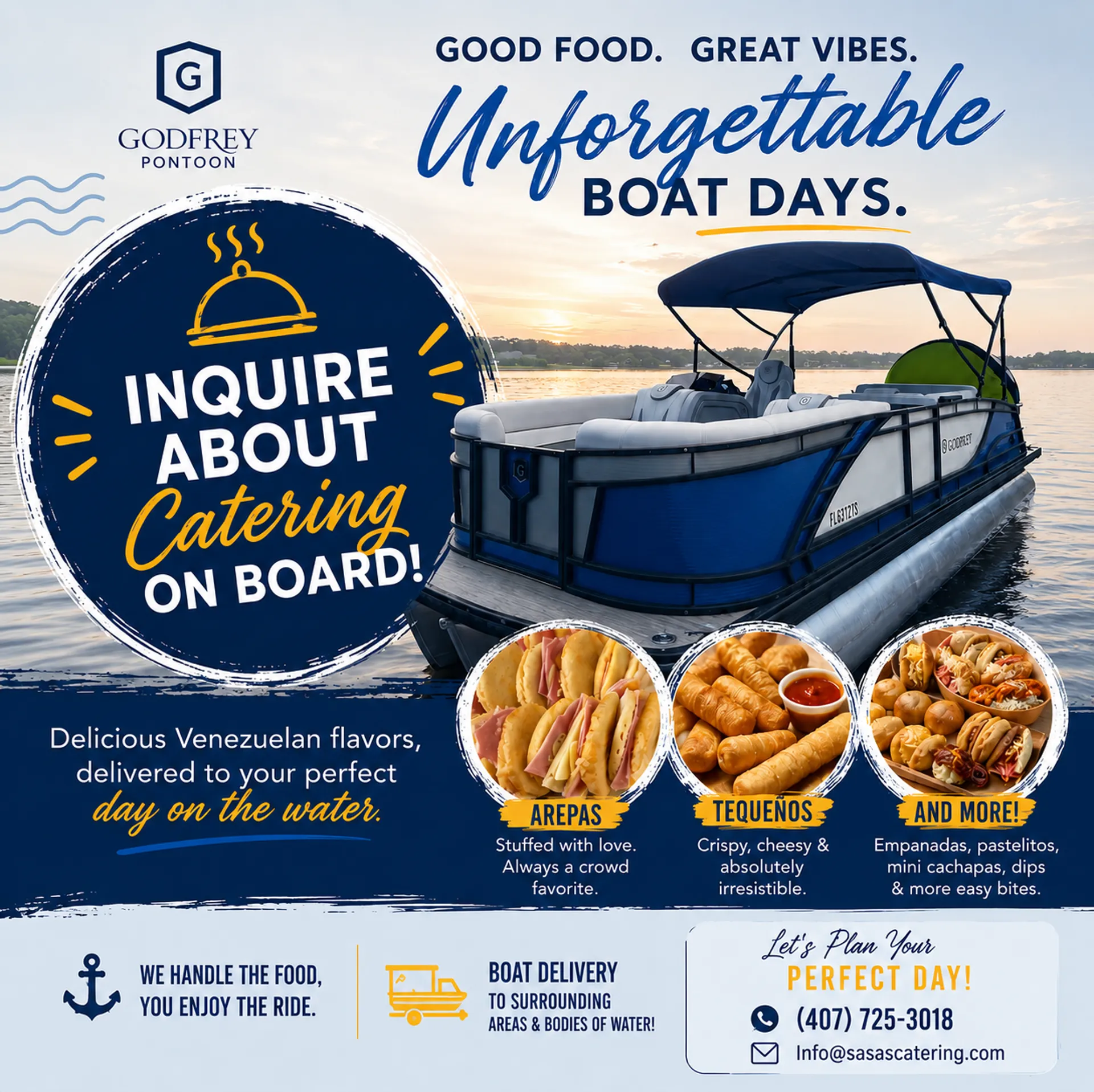 22 ft Tritoon - Max 12 People - Lake delivery available