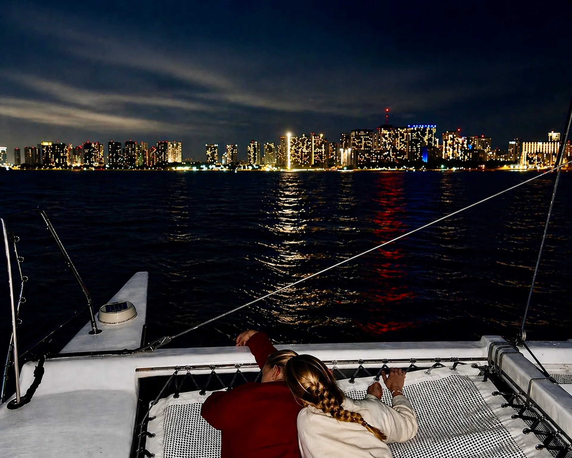 Personalized private sail on the Island Magic Catamaran 