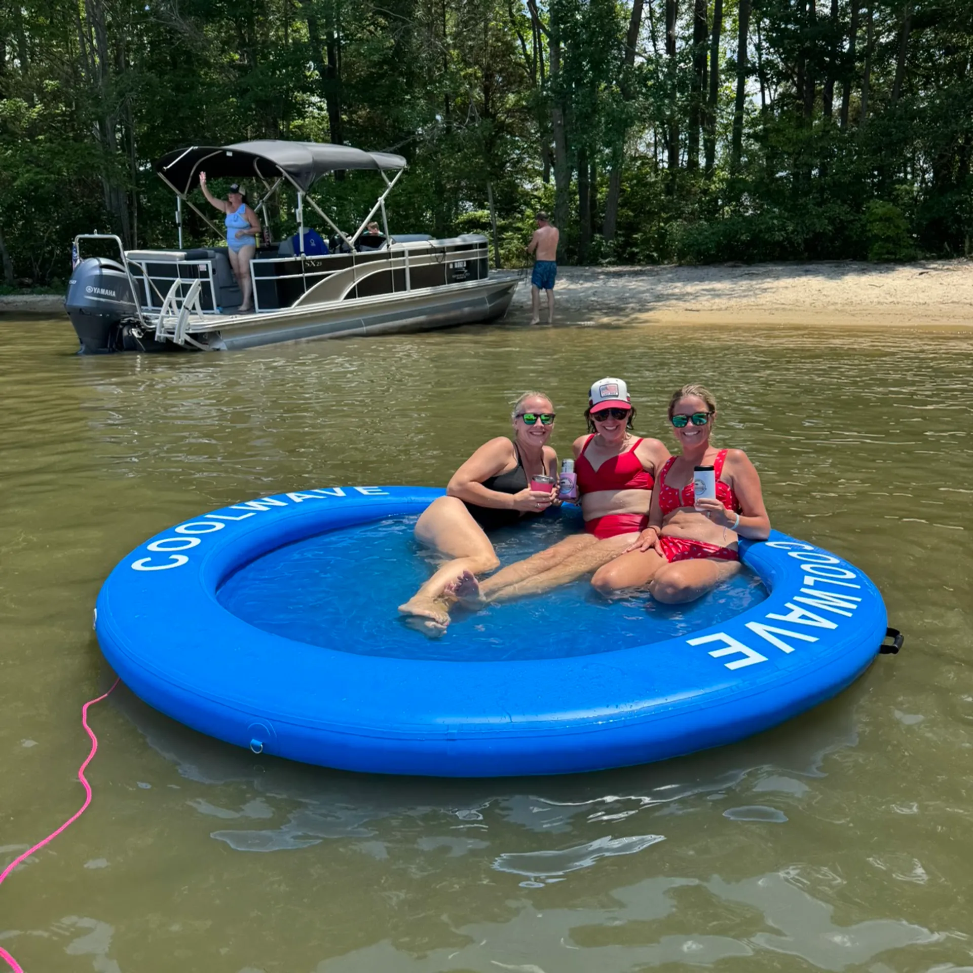 Sun Tracker Party Barge 22 with Rear Facing Lounger