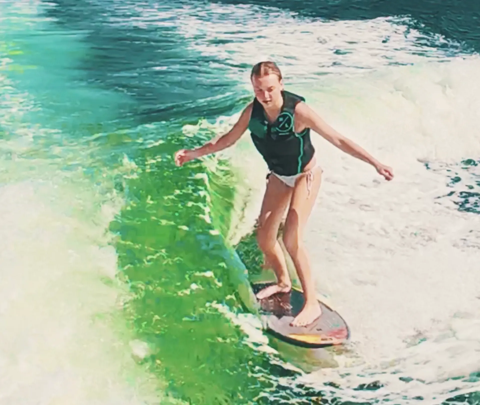 Crab island excursion & Wakesurf session on a 2025 Nautique G23 