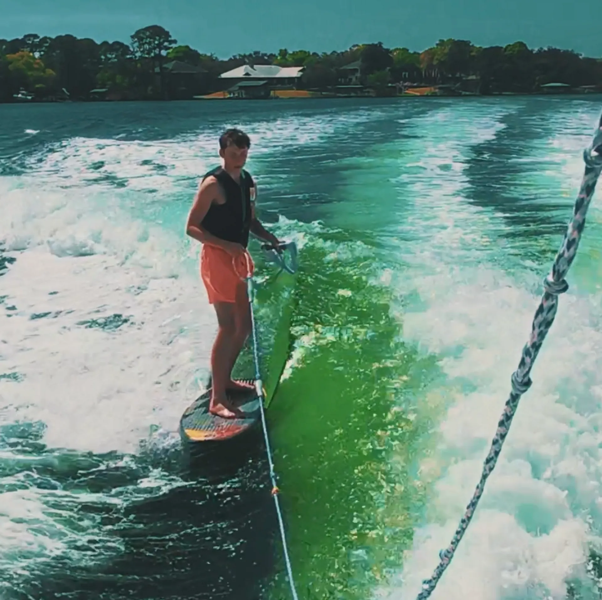 Crab island excursion & Wakesurf session on a 2025 Nautique G23 