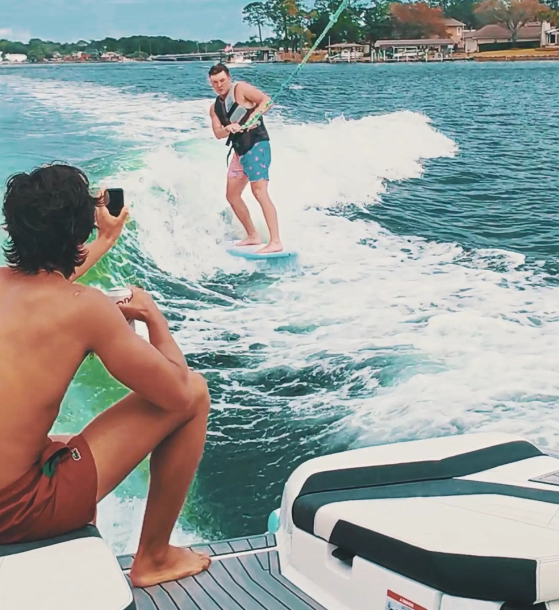 Crab island excursion & Wakesurf session on a 2025 Nautique G23 