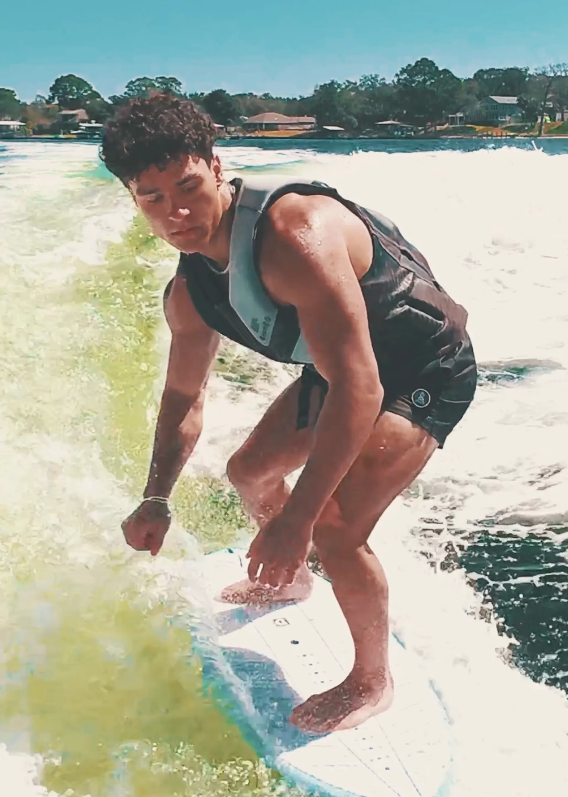 Crab island excursion & Wakesurf session on a 2025 Nautique G23 