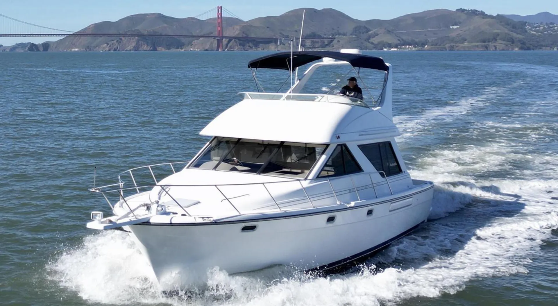 Comfortable cruiser on San Francisco Bay