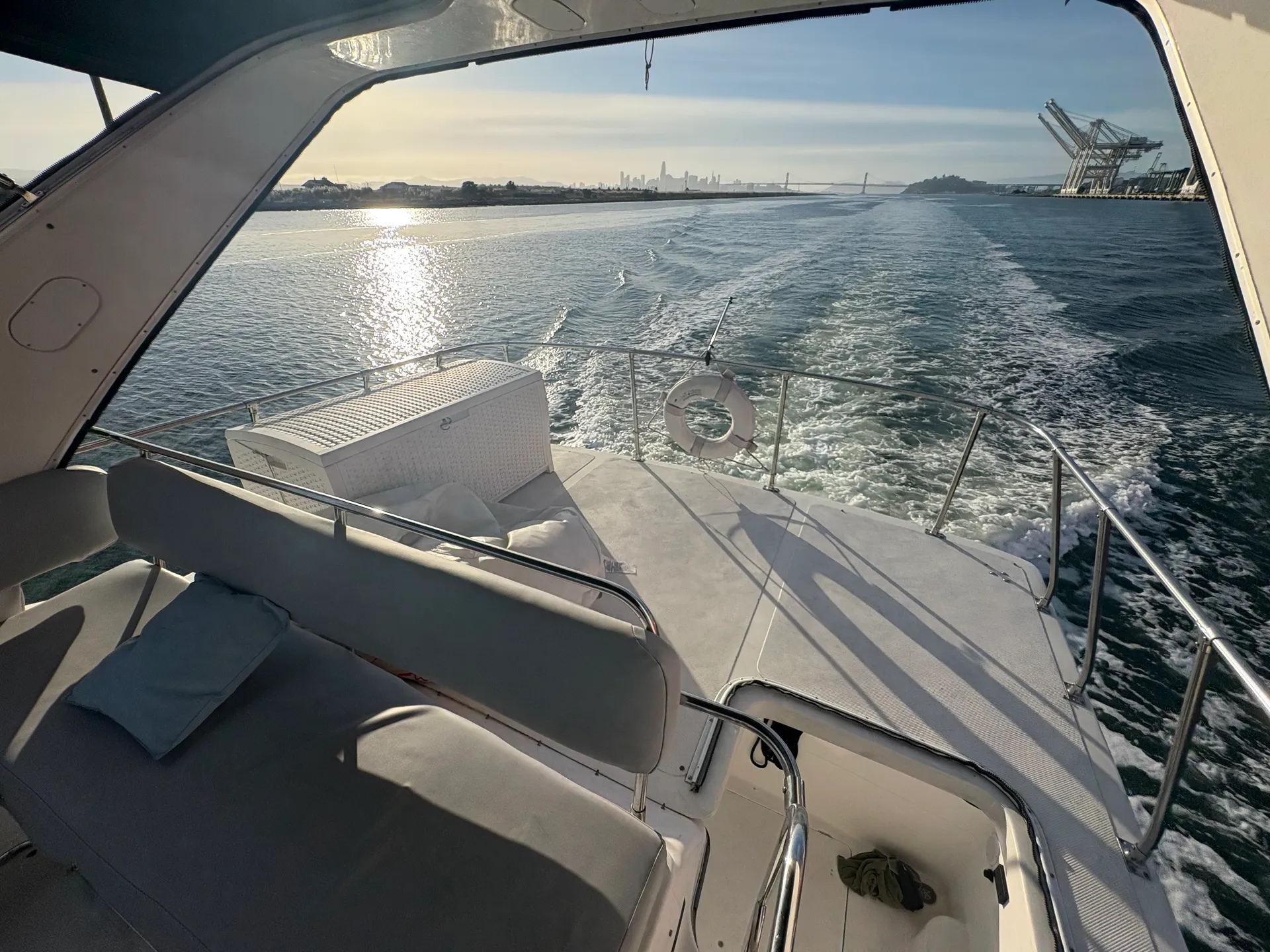 Comfortable cruiser on San Francisco Bay