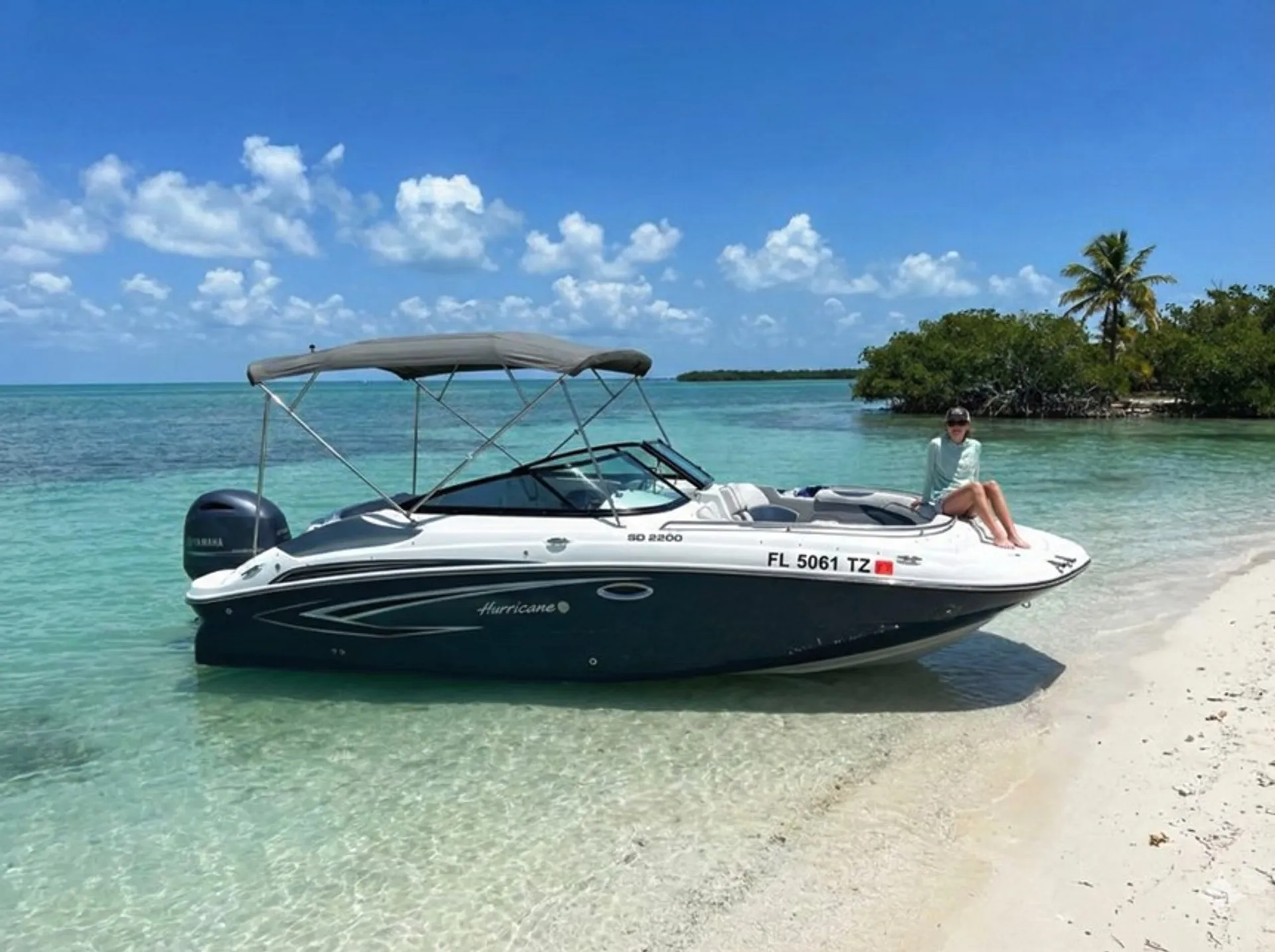 HURRICANE BOATS FD 2260 REF OB in Key West, FL