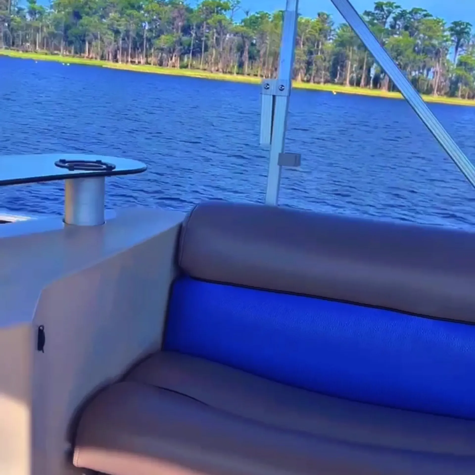 Clermont FL Chain of Lakes 24ft pontoon boat that fits 13 passengers!