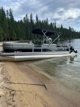 2022 Lowe SF232 Tritoon w/ Mercury 150 – Delivered Ready on Spokane Ar boat photo
