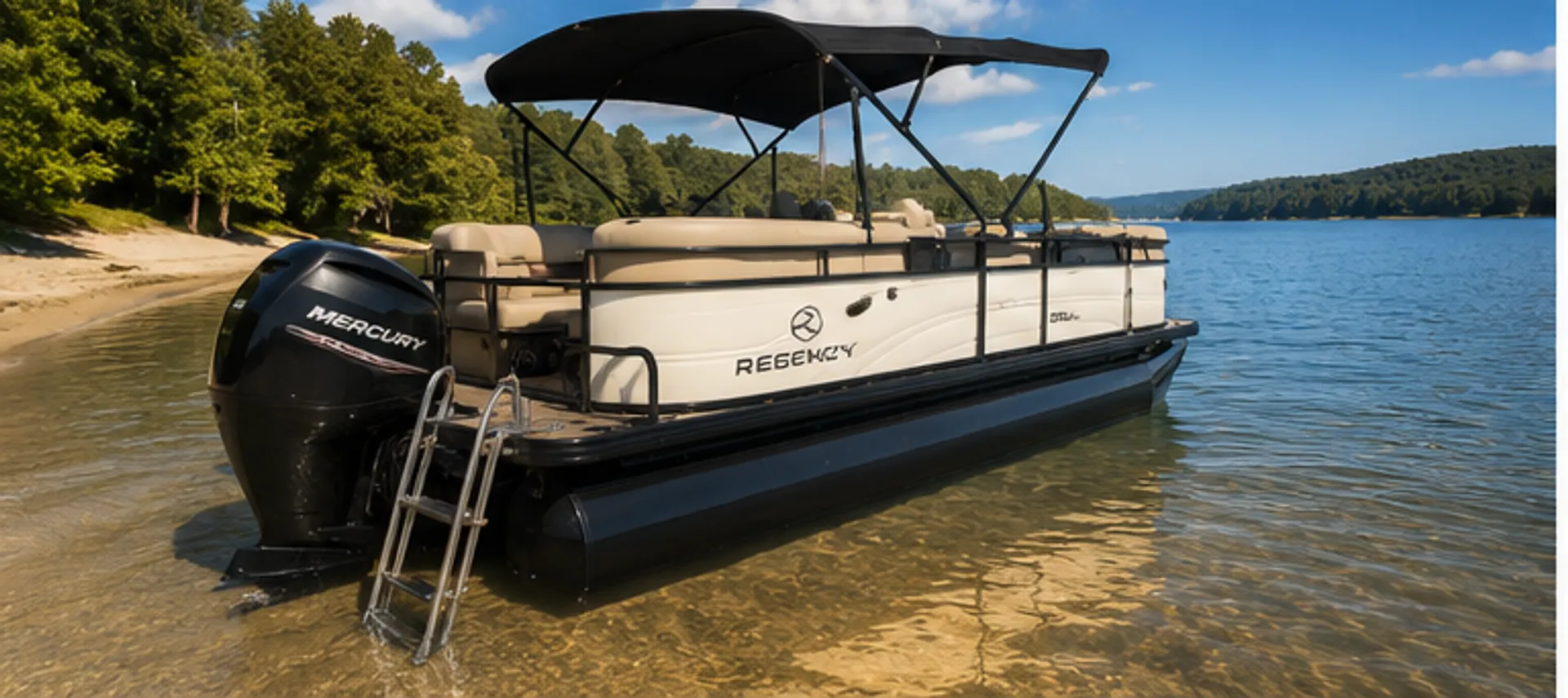 Luxury Tritoon on Folsom Lake  Regency 230 DL3 | Seats 12 | Premium 