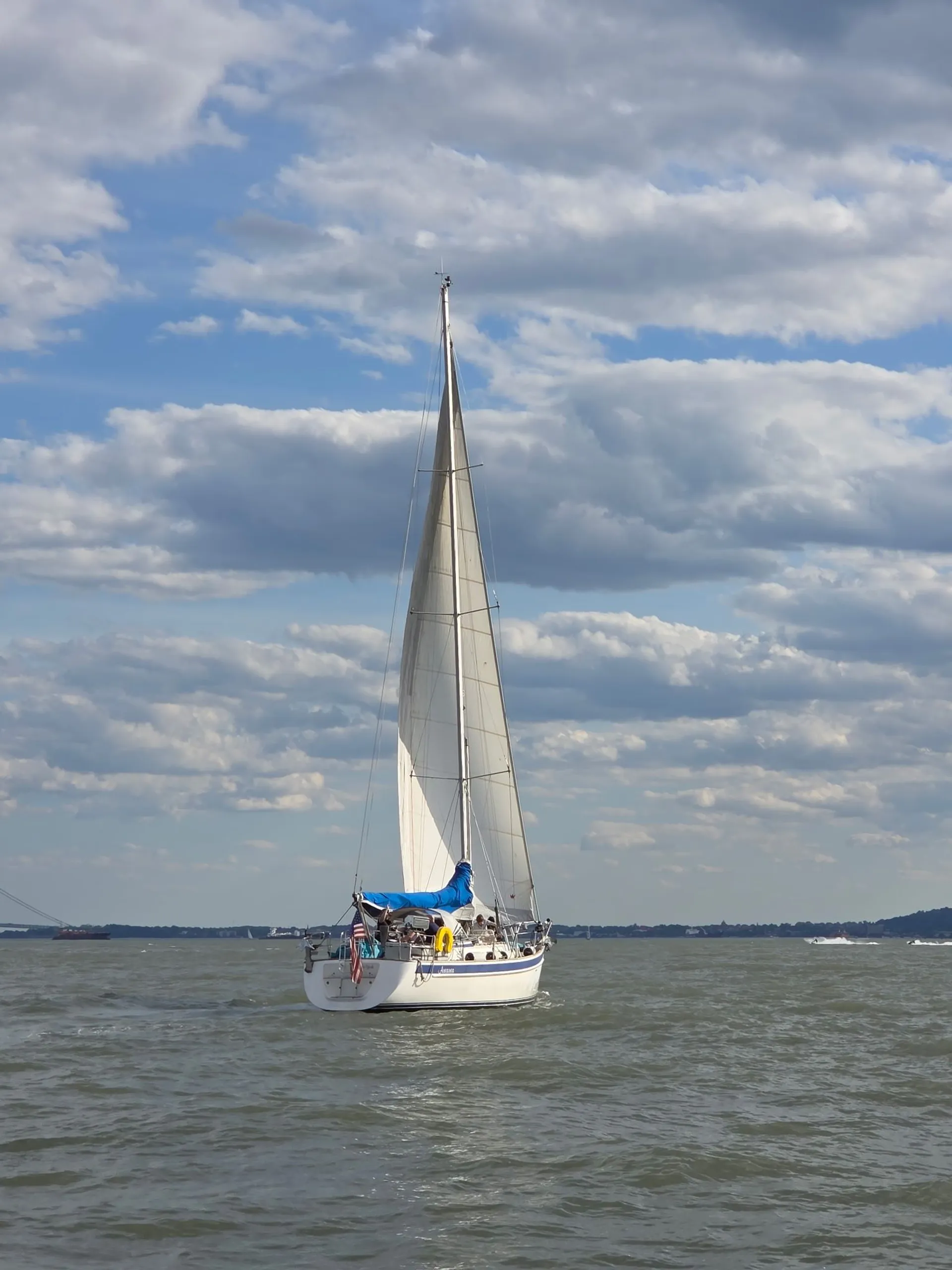 Modern Sailing Yacht with modern amenities