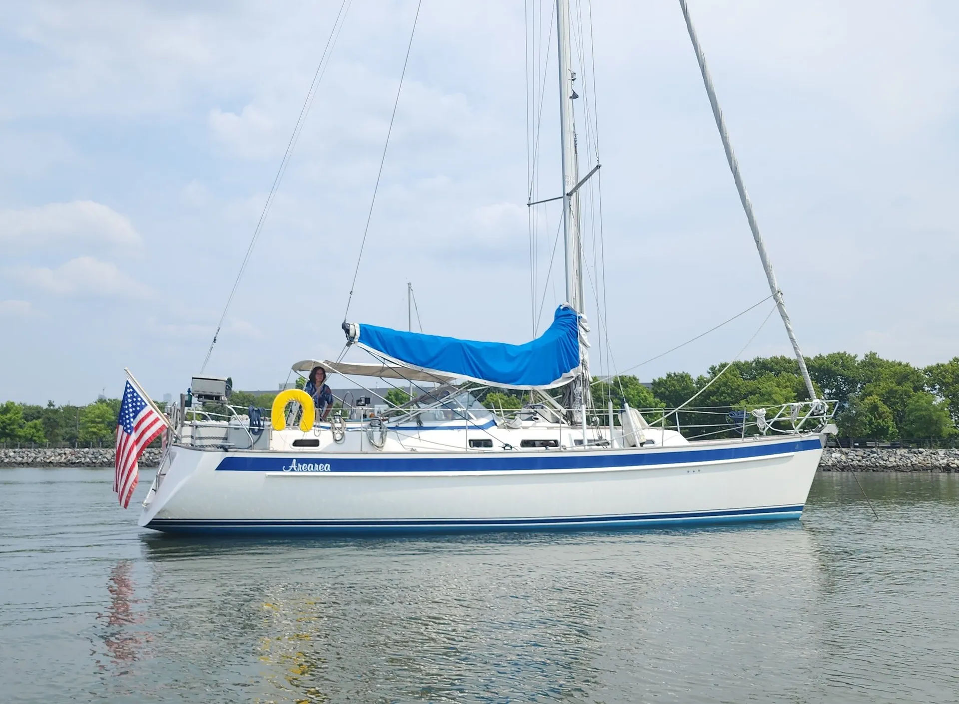 Modern Sailing Yacht with modern amenities