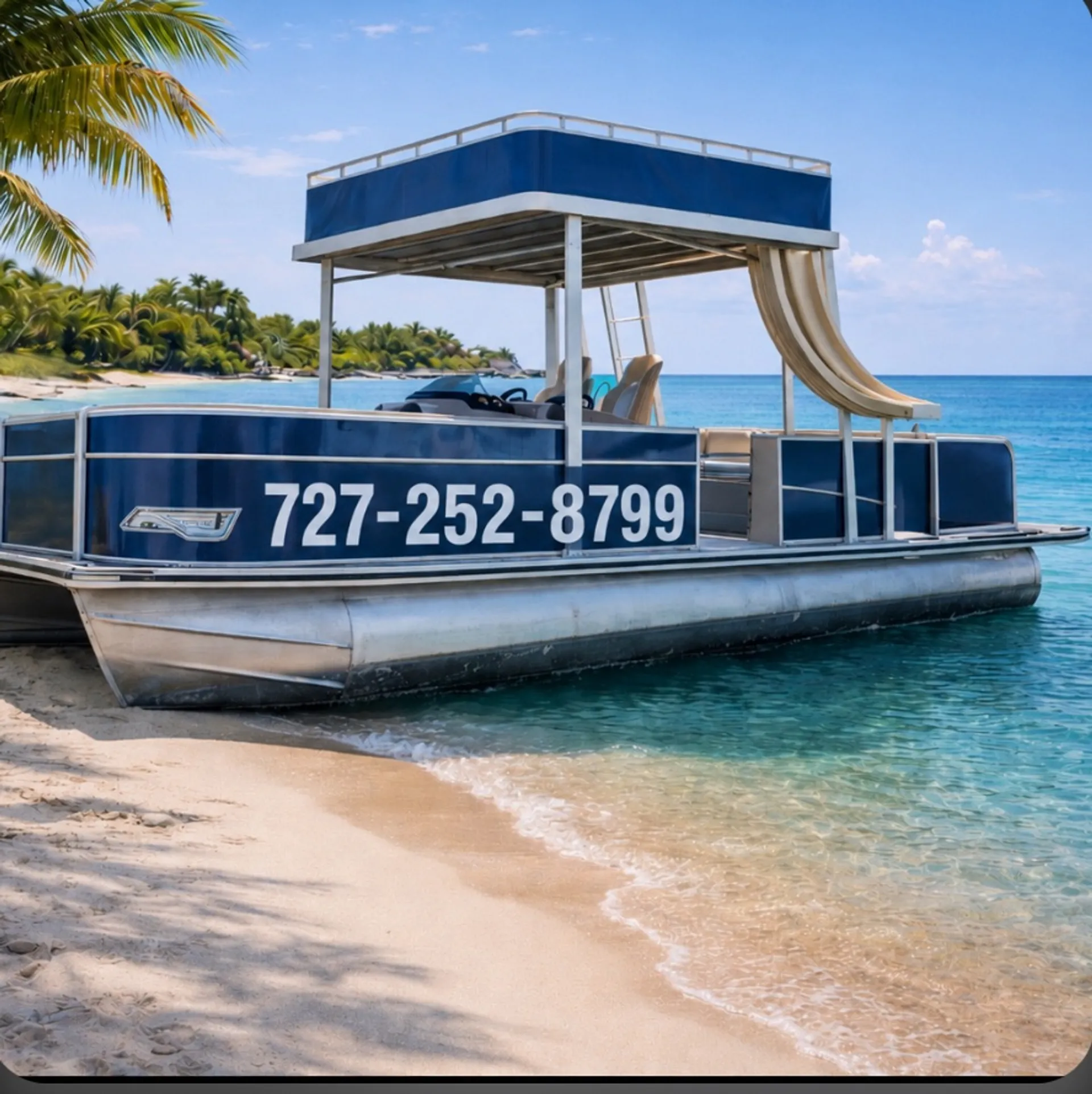 Beautiful Double-D  Sip-n-slide Tarpon Springs 