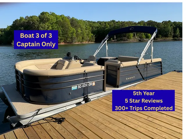 Rent a CREST PONTOONS pontoon in Clover, SC near me