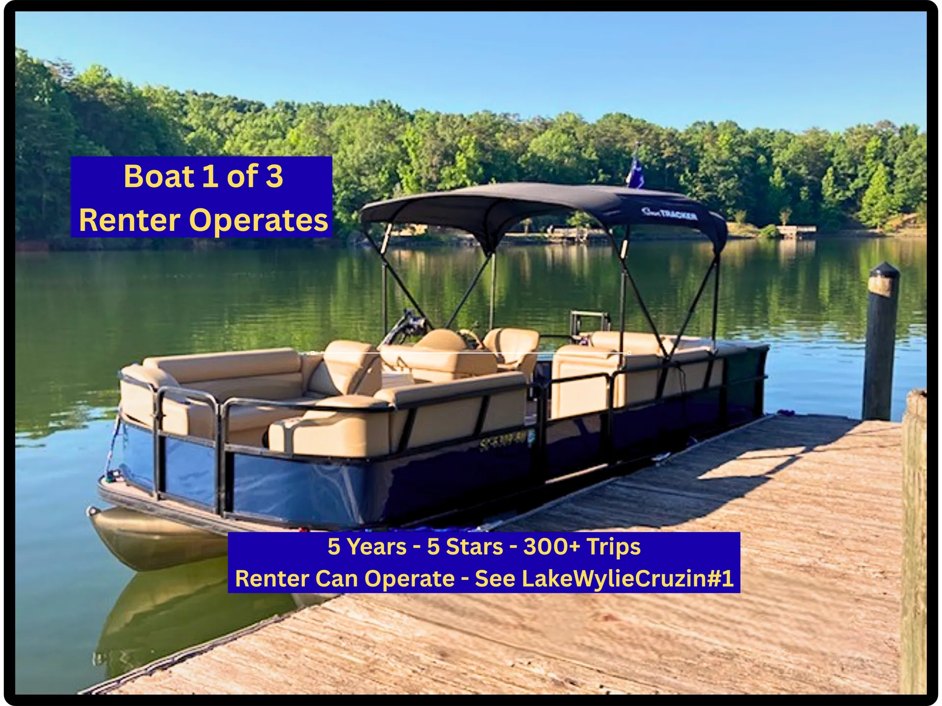 LakeWylieCruzin#1- Includes Gas/Ice/Floats-Deliver to Homes with Docks