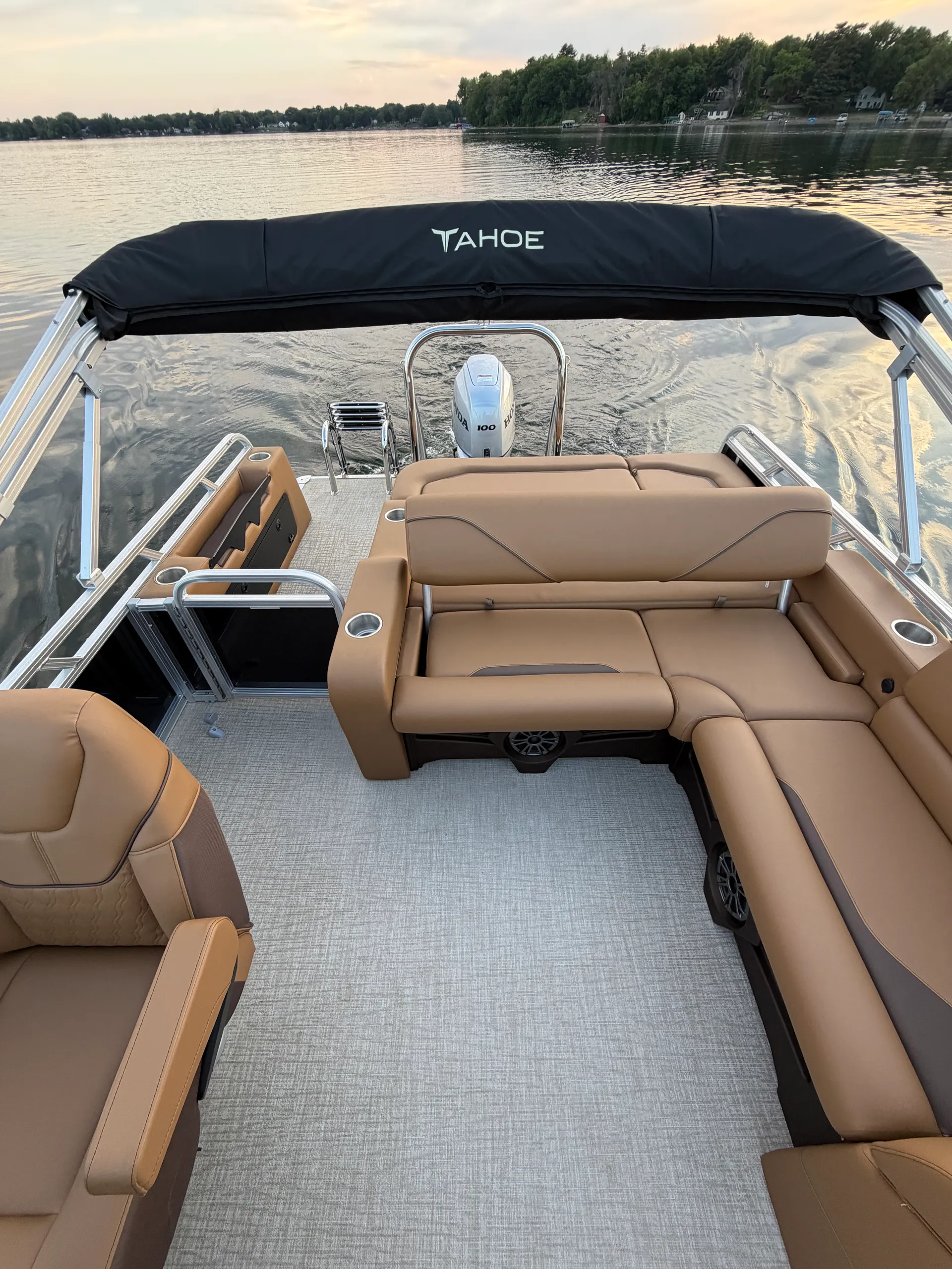 TAHOE PONTOONS SPORT 85 CRUISE REAR BENCH 2185 CRB in Columbus, MN — photo 6