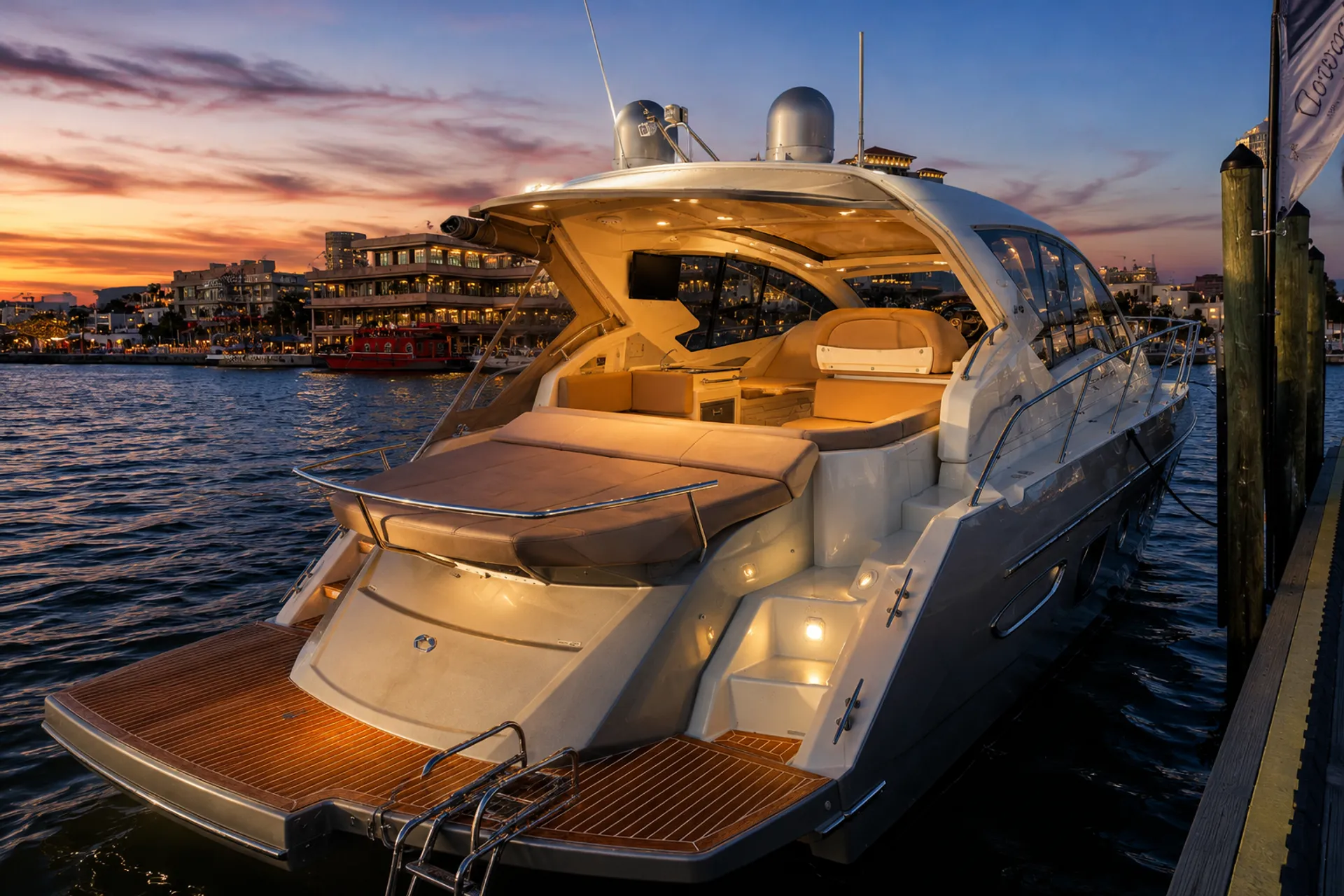 Luxury 44ft Cranchi Hardtop Italian Yatch 