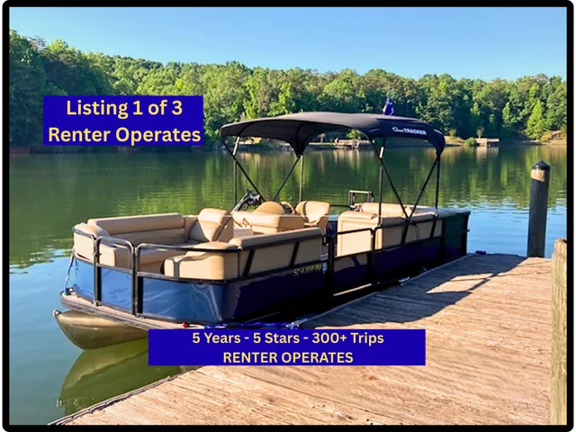 Rent a Sun Tracker By Tracker Marine pontoon in Clover, SC near me