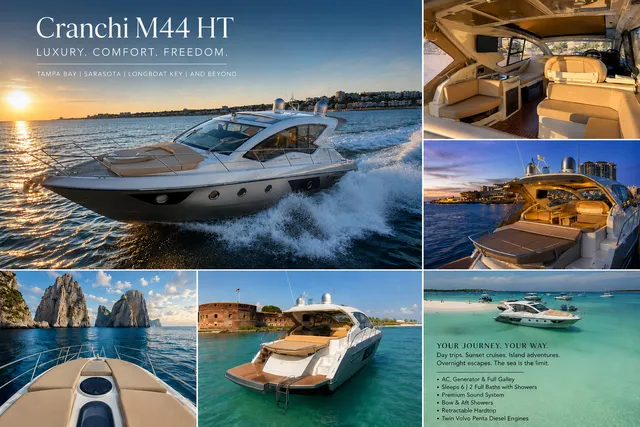 Rent a Cranchi  motor yacht in Tampa, FL near me
