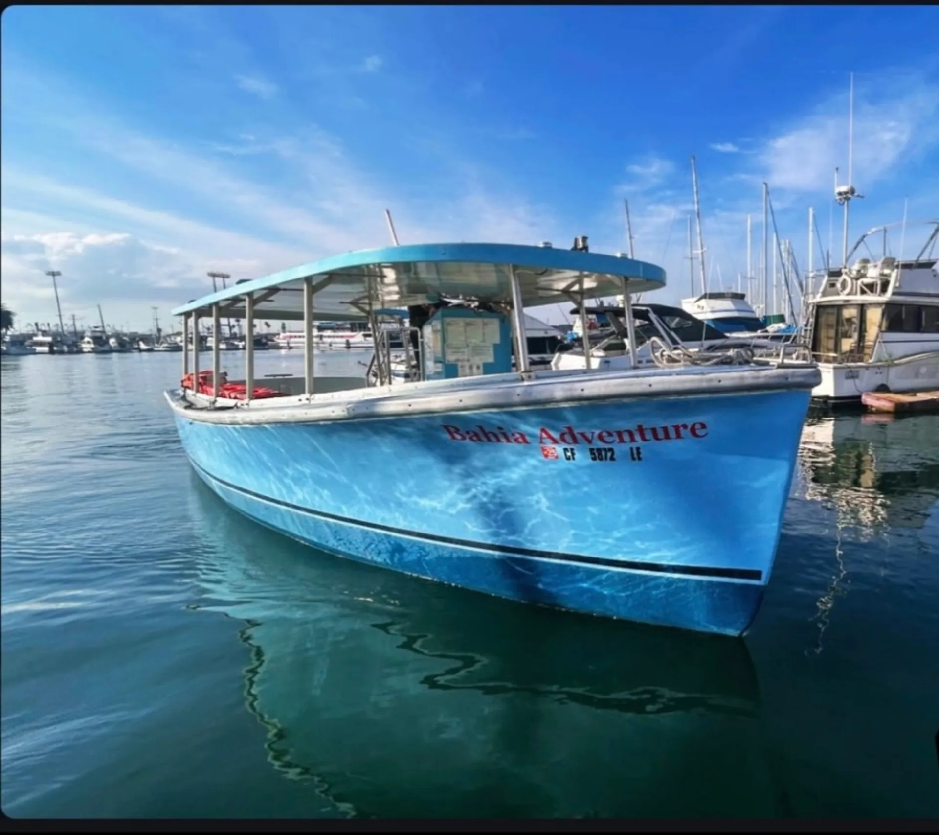 Cruise Newport Harbor Aboard the Beautiful Bahia Boat
