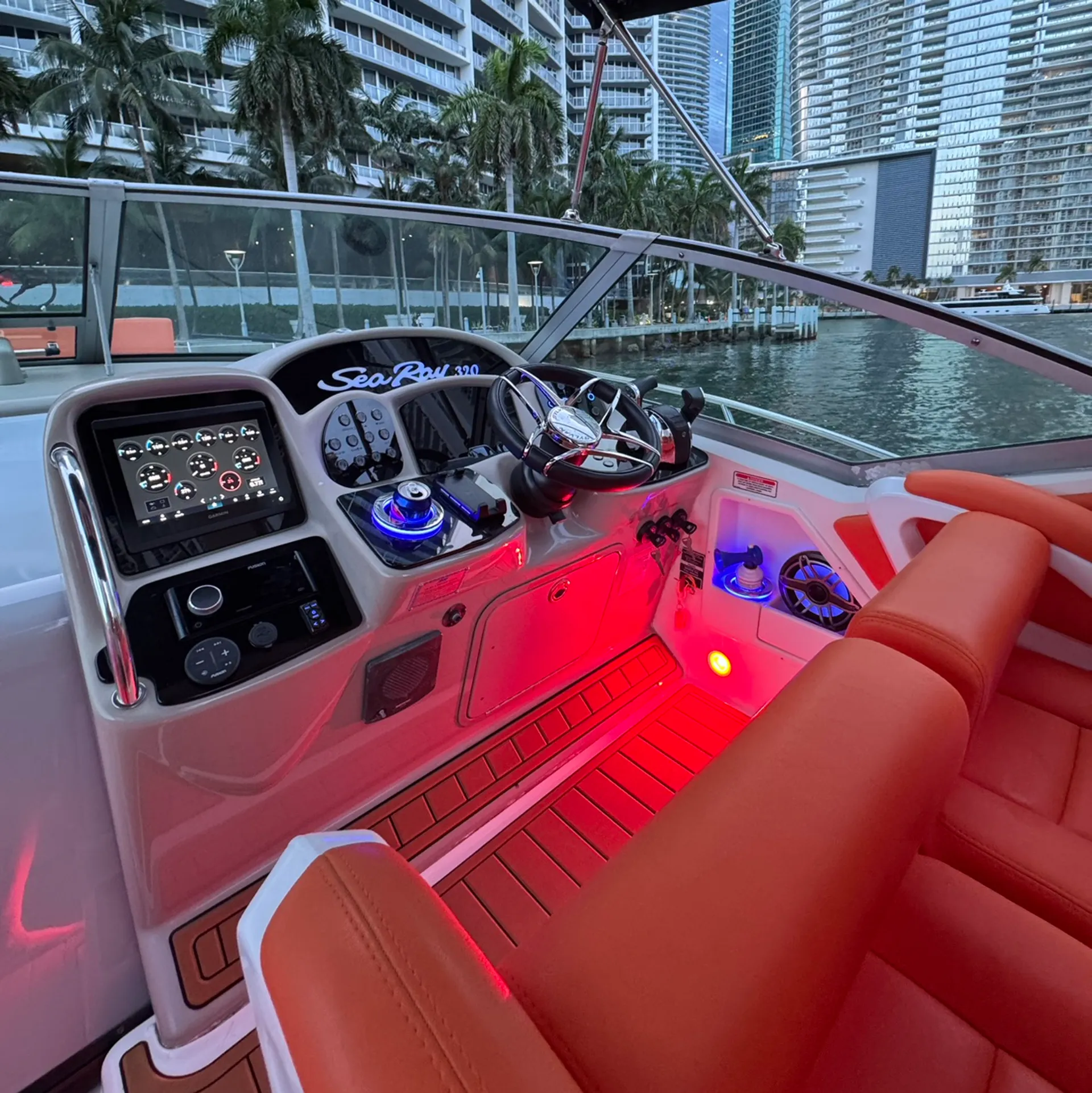 320 SeaRay Sundancer Adventure — Cruise, Swim and Explore Miami, FL!