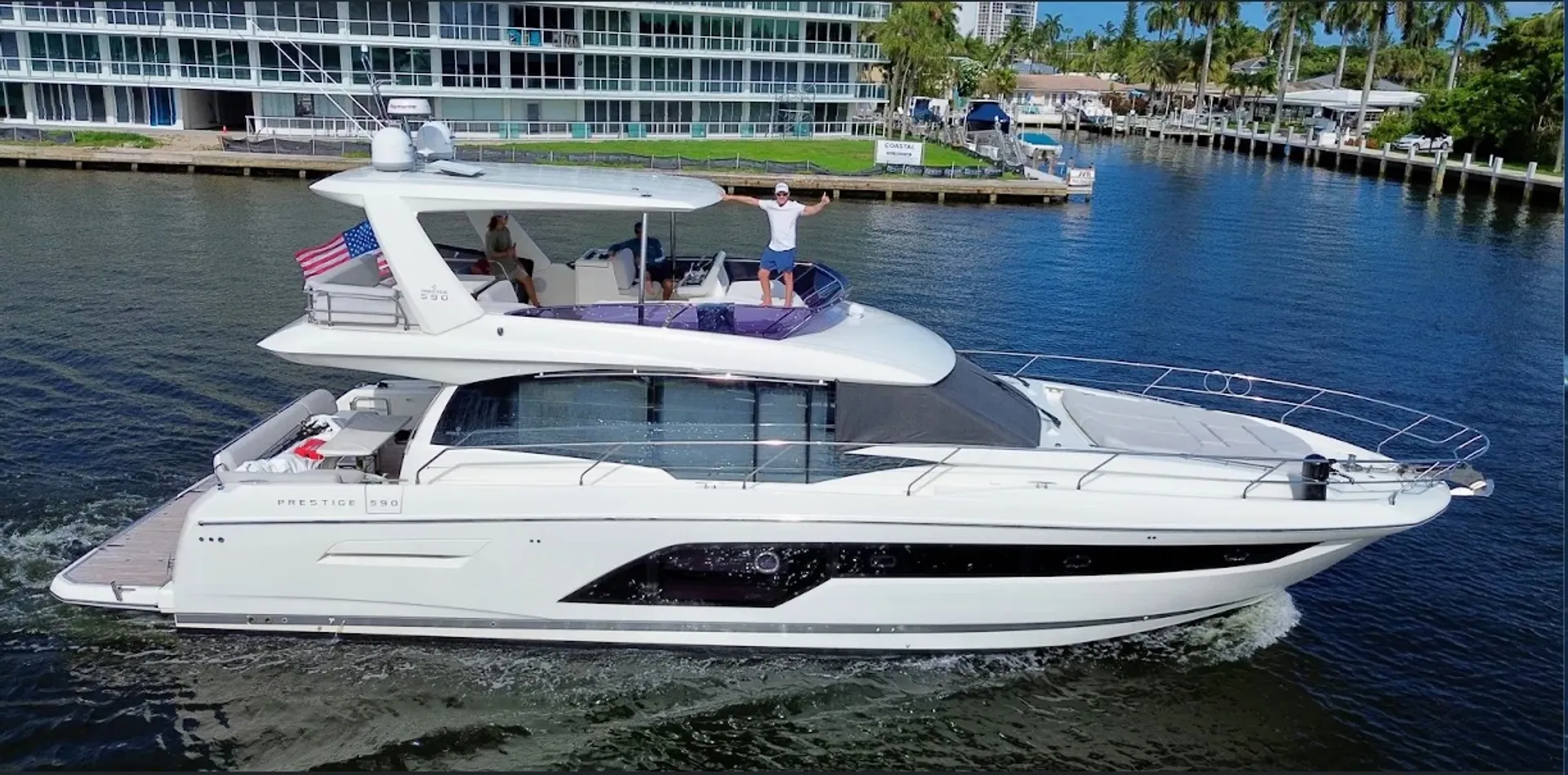 Prestige 590 flybridge in Fort Lauderdale, FL — photo 2