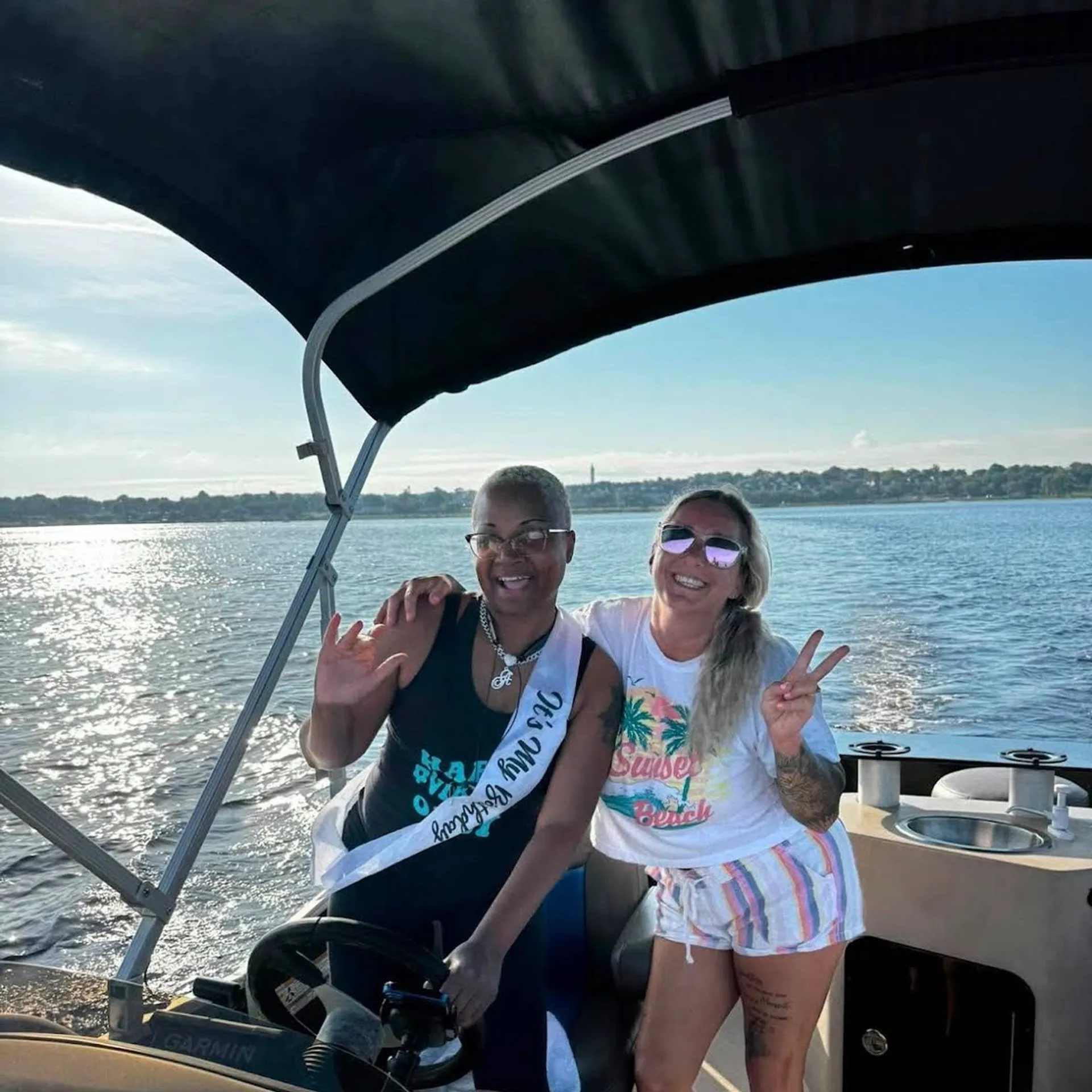 Clermont FL Chain of Lakes 24ft pontoon boat that fits 13 passengers!