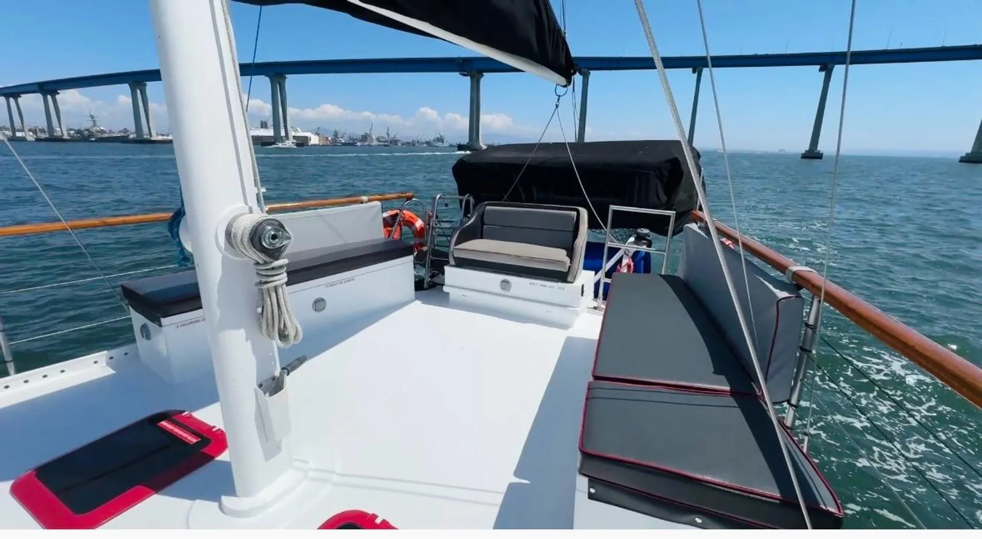 60’ Sailing Yacht Romancing The Wind, up to 35 guests!  
