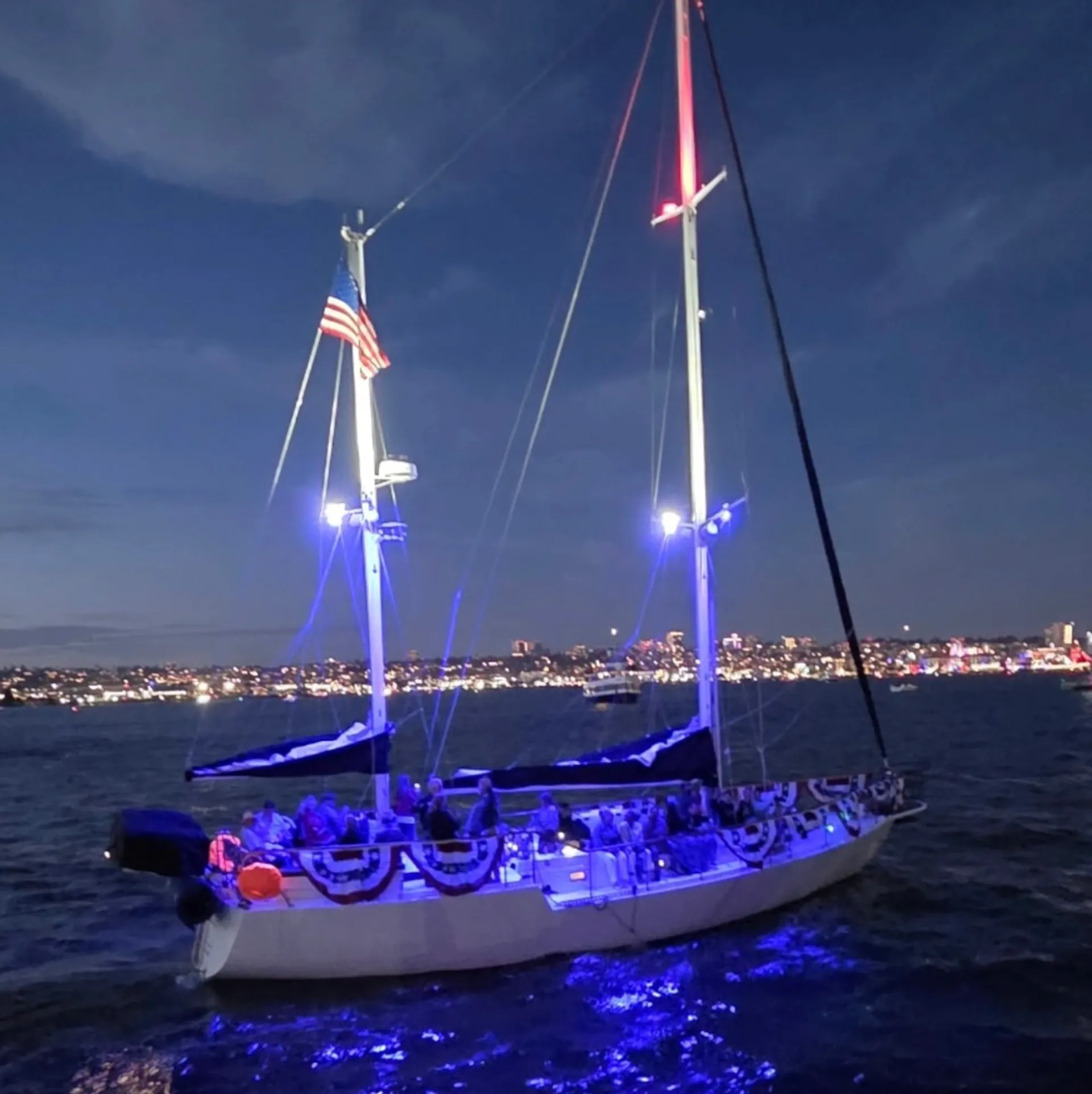 60’ Sailing Yacht Romancing The Wind, up to 35 guests!  