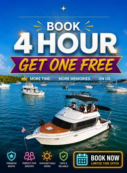 "SPECIAL DISCOUNT WEEKDAYS" FLYBRIDGE CARVER AFT CABIN boat photo