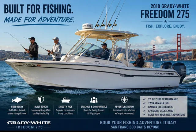Rent a GRADY-WHITE BOATS angler in San Rafael, CA near me