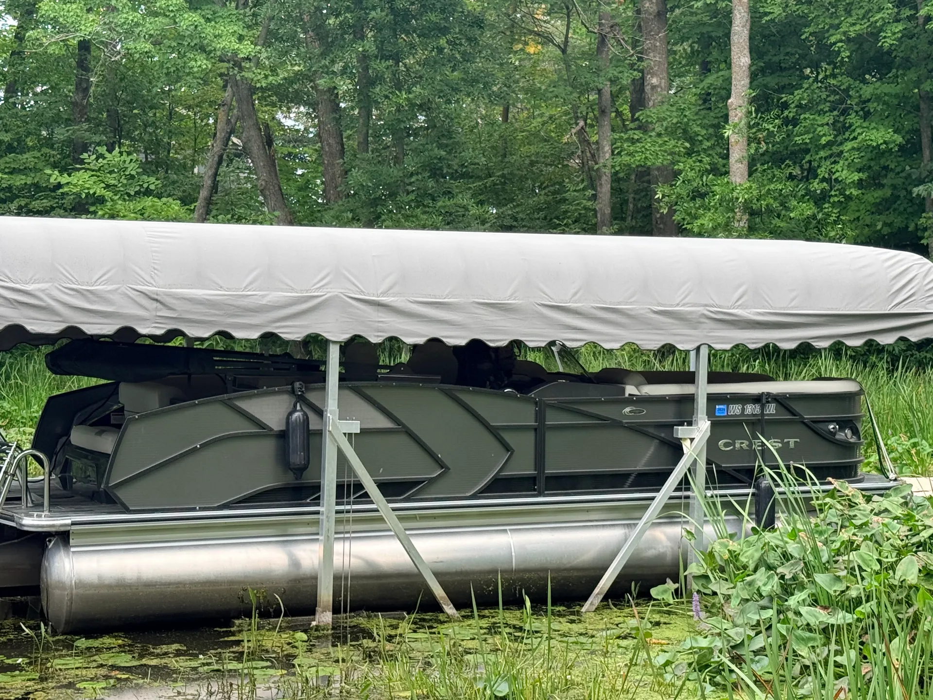 CREST PONTOONS 250 SLR2 CARIBBEAN TRITOON in Balsam Lake, WI