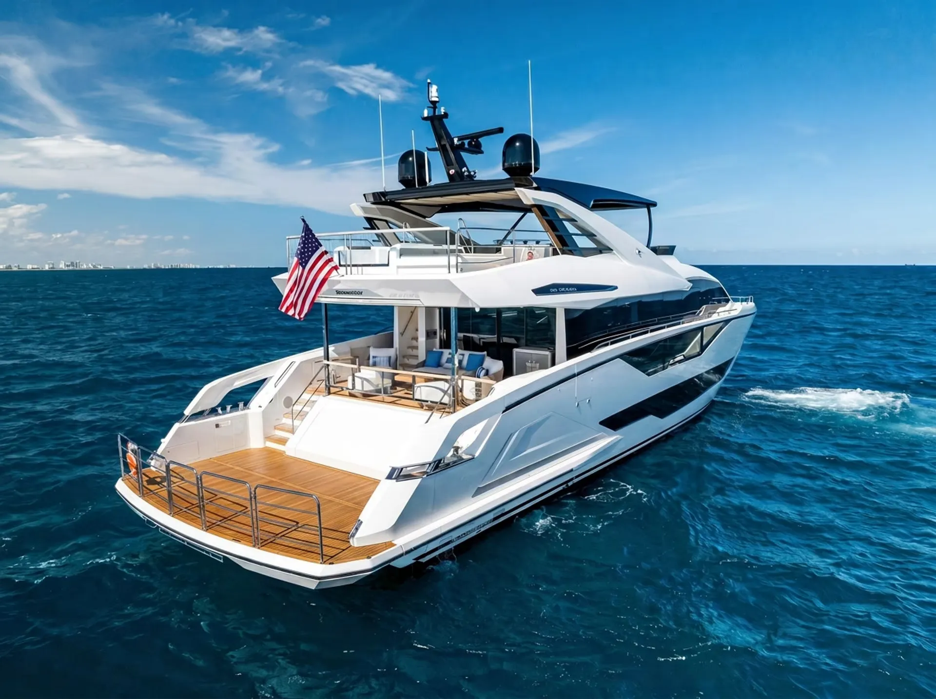 Sunseeker 90' Fly in Montauk, NY — photo 4