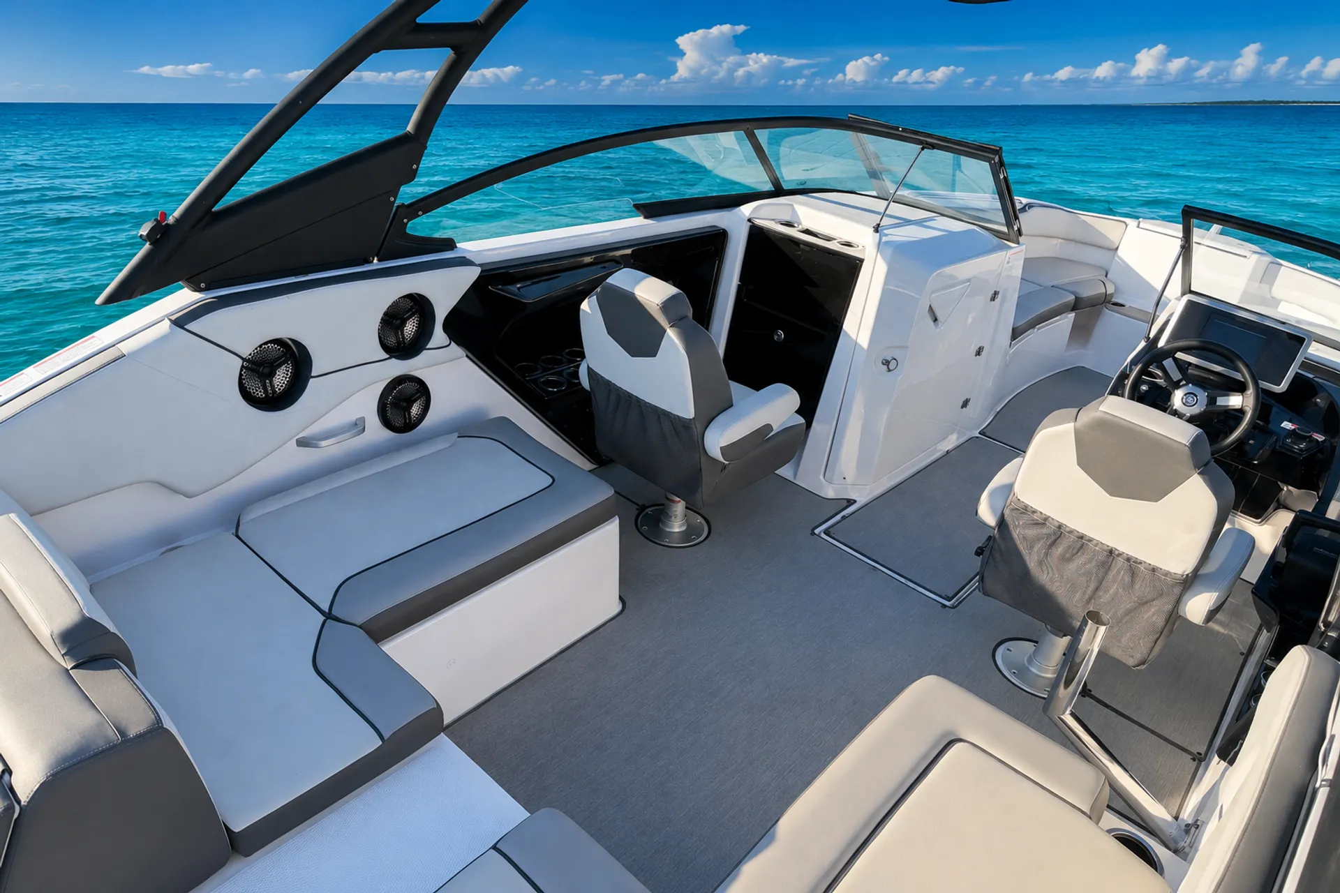 2025 Yamaha AR250 Jet Boat for 12 Guests with Grill and Stereo