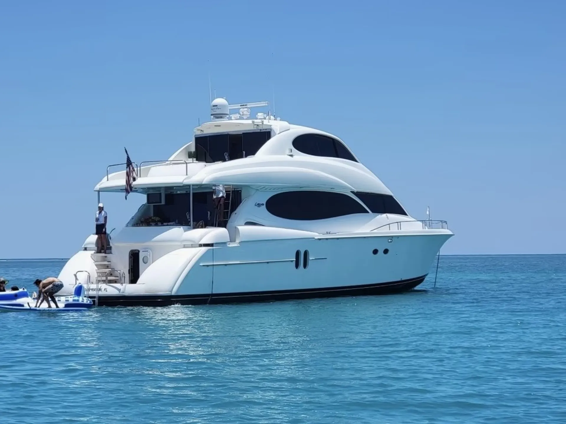 Lazzara Marine 80 Skylounge in Boca Raton, FL