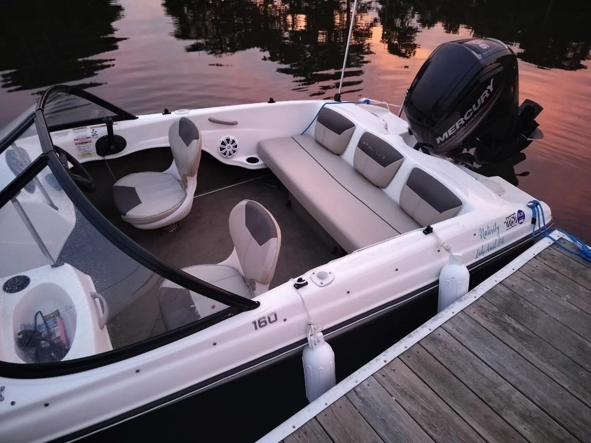 BAYLINER 160 W/90HP 4-S MERCURY W/TRLR in Yarmouth, MA — photo 2
