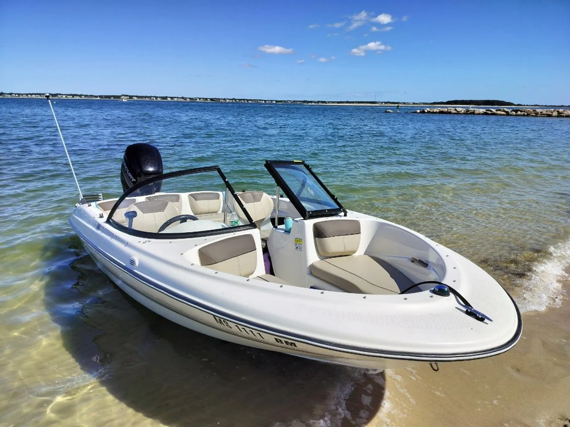 BAYLINER 160 W/90HP 4-S MERCURY W/TRLR in Yarmouth, MA — photo 4