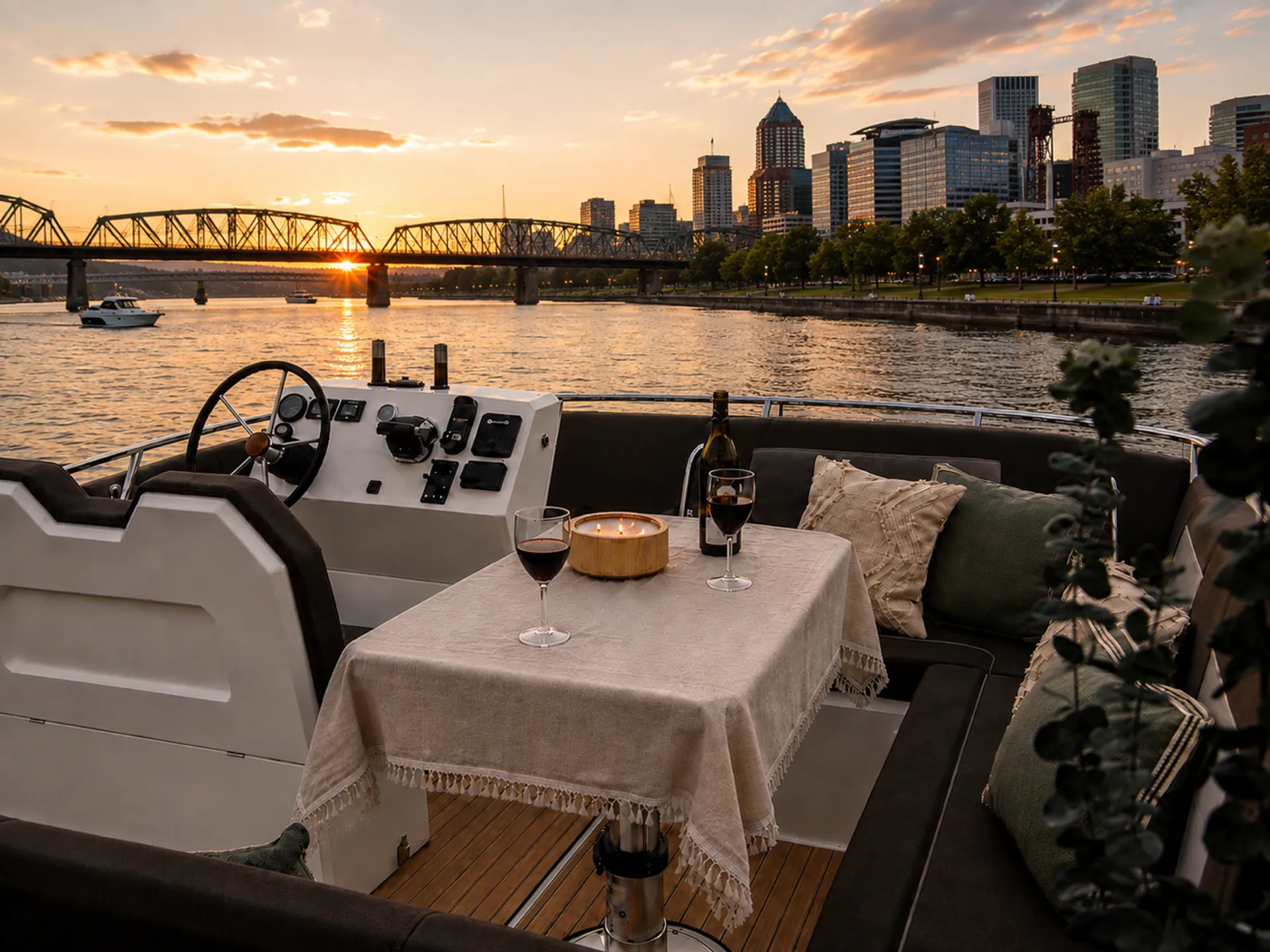 “Explore Portland &amp; the Columbia Gorge by Private Yacht” 