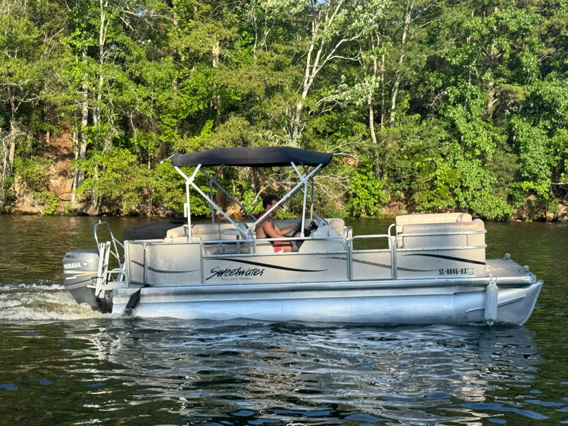 Lake Greenwood - 10 Person Godfrey Pontoon with Yamaha 90HP 4Stroke