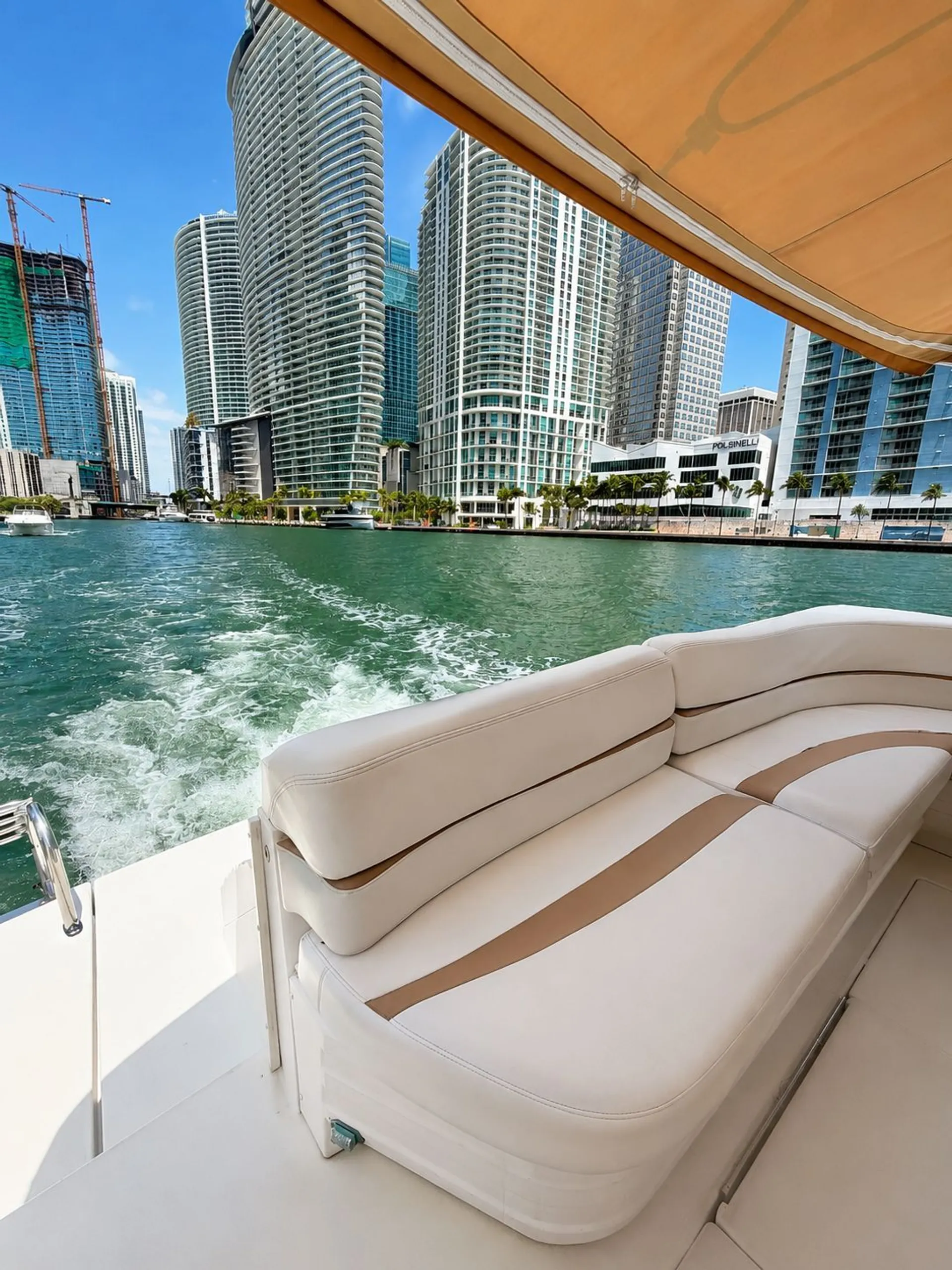 Luxury Yacht 48ft Trojan – Miami Views and Waterfront Experiences