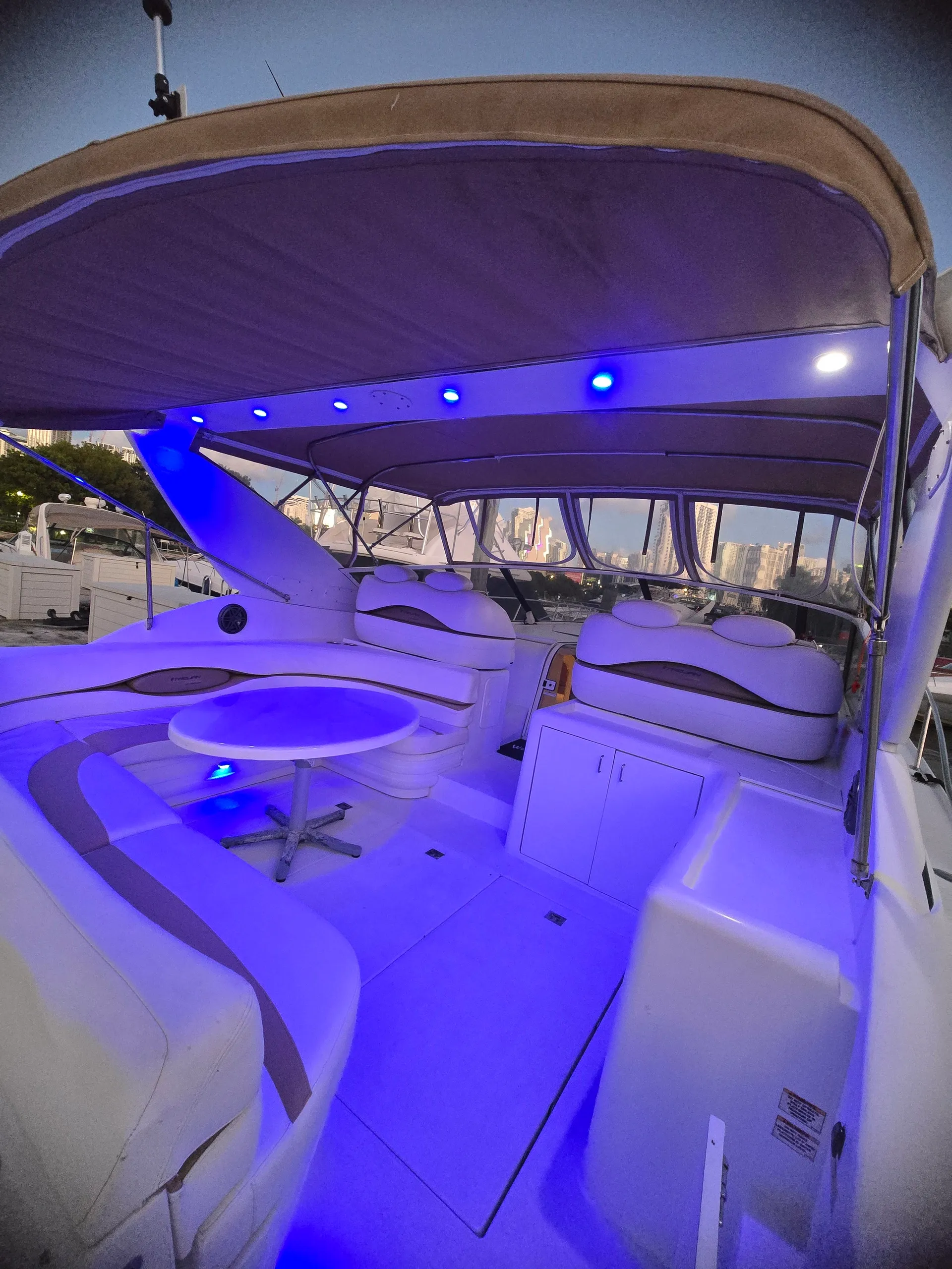 Luxury Yacht 48ft Trojan – Miami Views and Waterfront Experiences